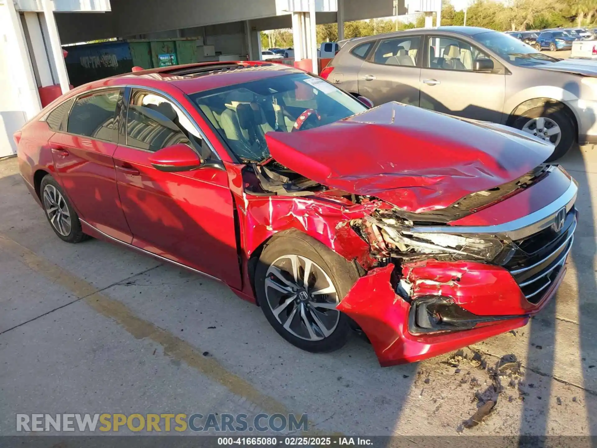 1 Photograph of a damaged car 1HGCV3F5XMA005677 HONDA ACCORD 2021