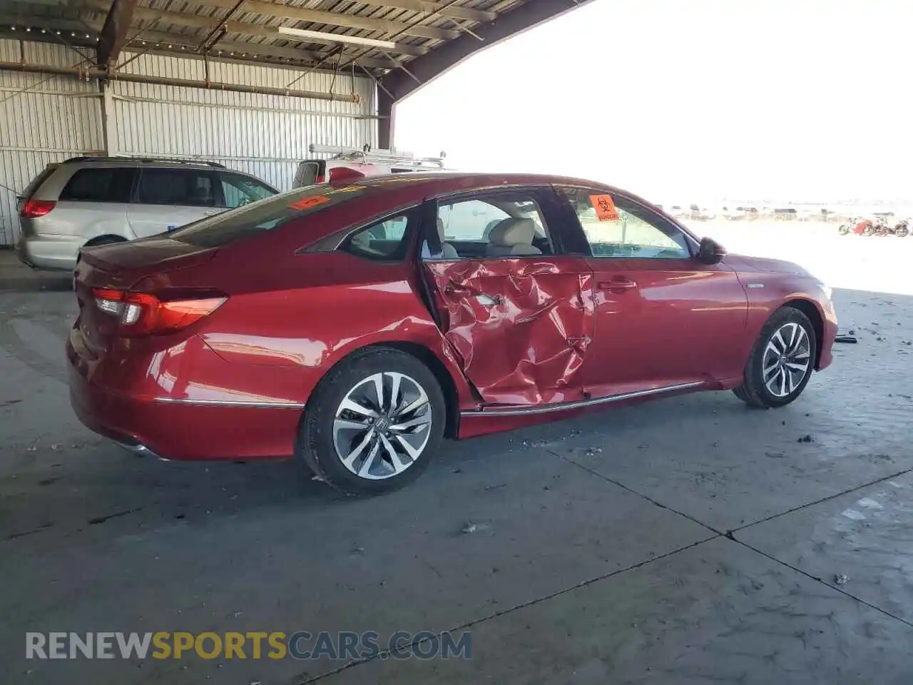 3 Photograph of a damaged car 1HGCV3F5XMA005923 HONDA ACCORD 2021