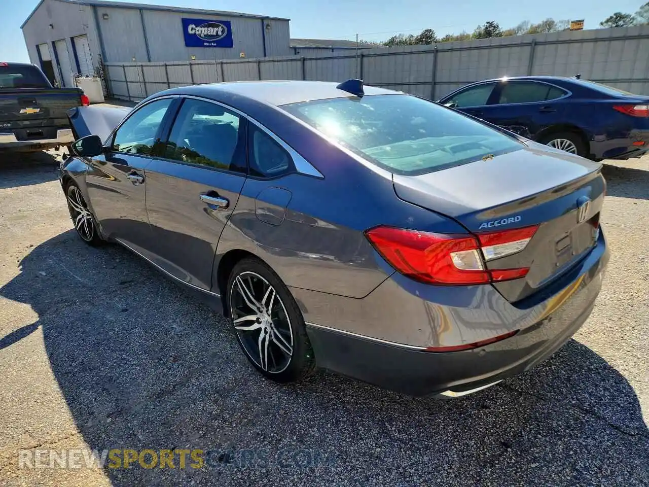 2 fotografías del automóvil dañado 1HGCV3F96MA009132 HONDA ACCORD 2021
