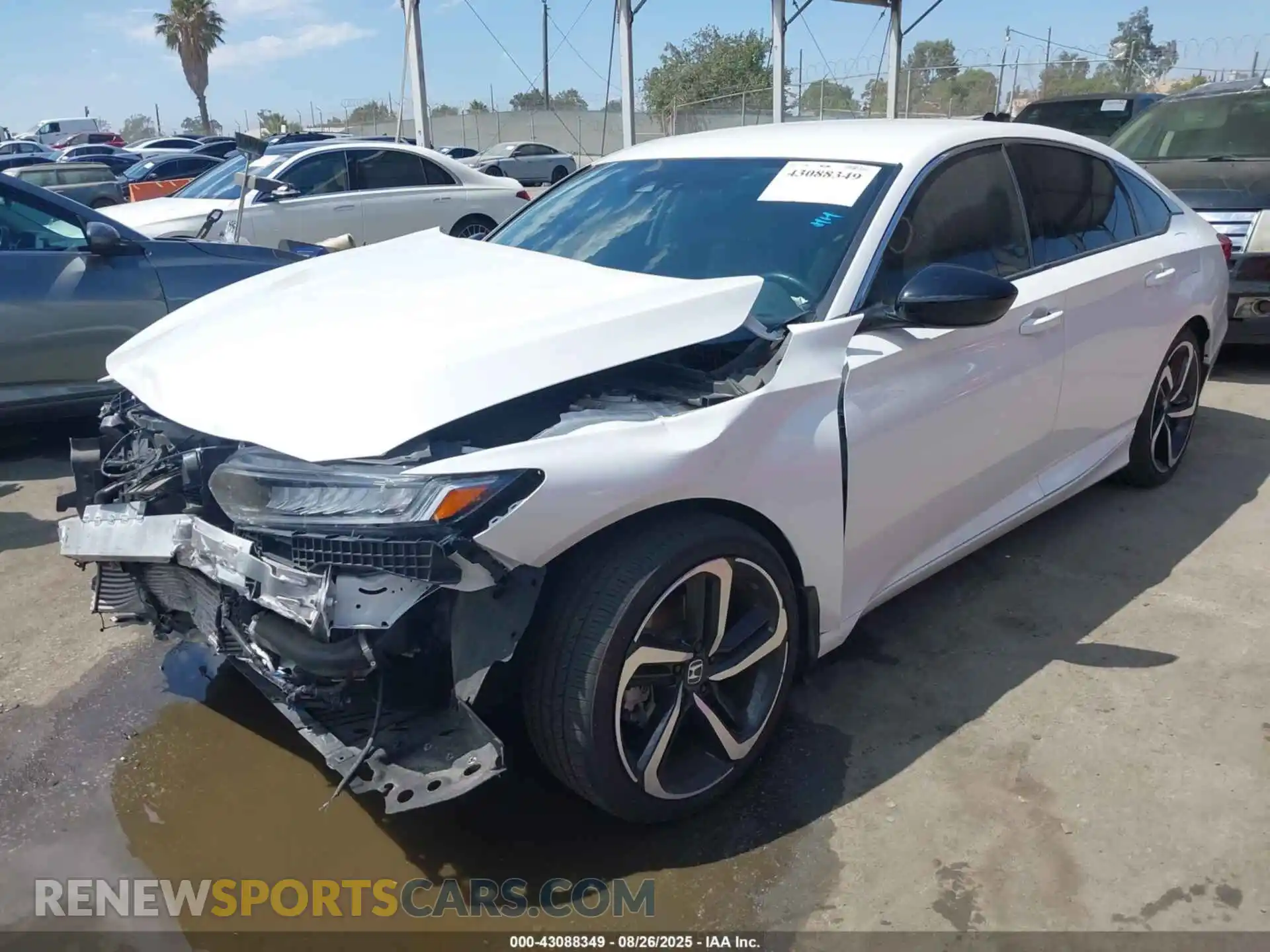 2 fotografías del automóvil dañado 1HGTV1F43MA071824 HONDA ACCORD 2021
