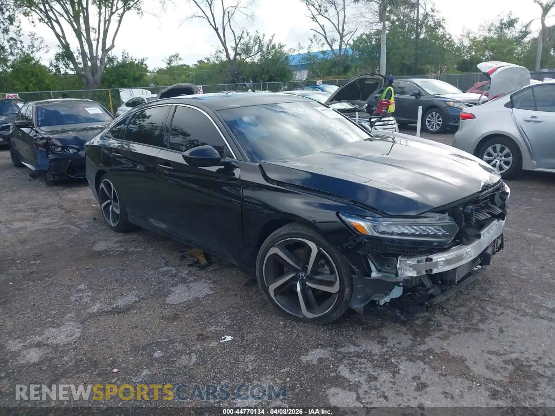 1 Photograph of a damaged car 1HGCV1F30NA025392 HONDA ACCORD 2022