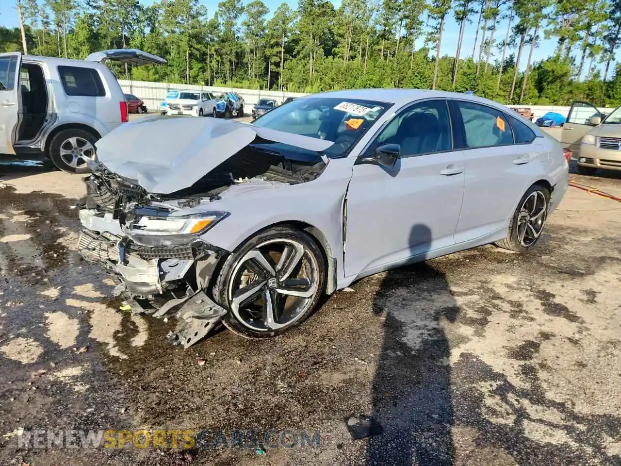 1 Photograph of a damaged car 1HGCV1F30NA044170 HONDA ACCORD 2022