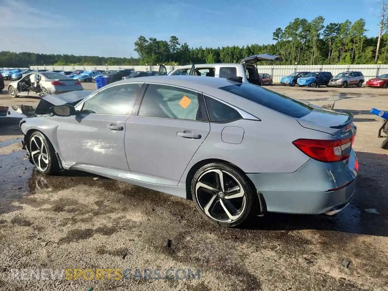 2 Photograph of a damaged car 1HGCV1F30NA044170 HONDA ACCORD 2022