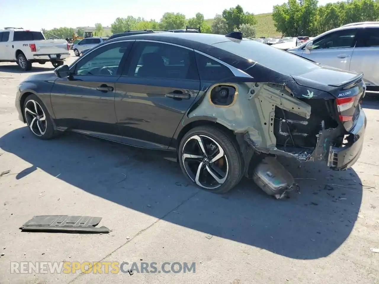 2 Photograph of a damaged car 1HGCV1F31NA106952 HONDA ACCORD 2022