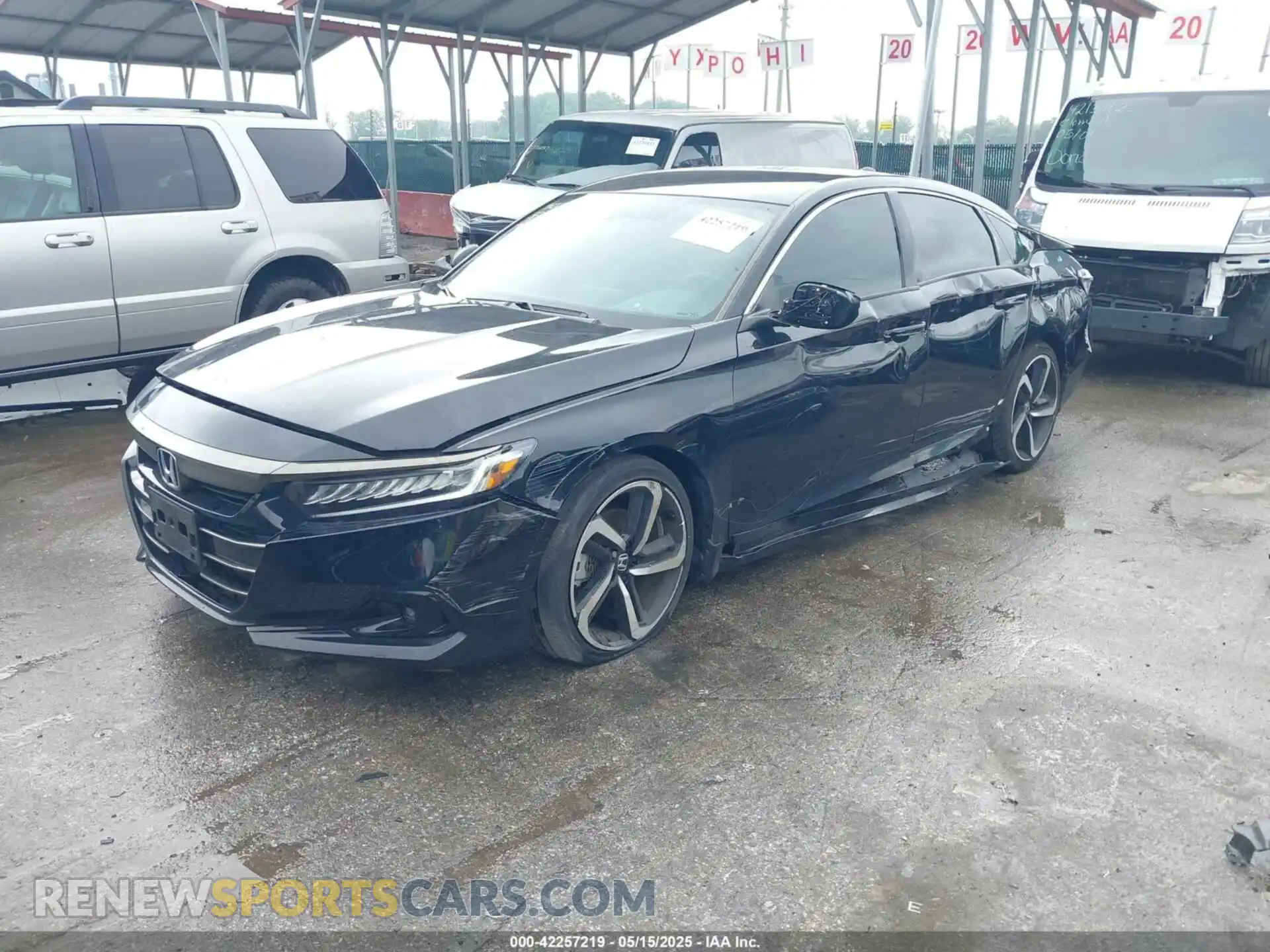 2 Photograph of a damaged car 1HGCV1F32NA111237 HONDA ACCORD 2022