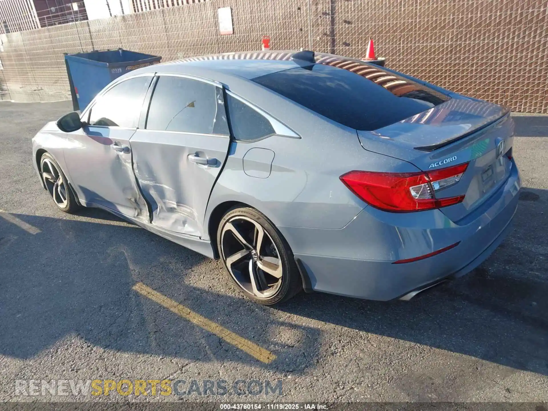 3 Photograph of a damaged car 1HGCV1F33NA025449 HONDA ACCORD 2022