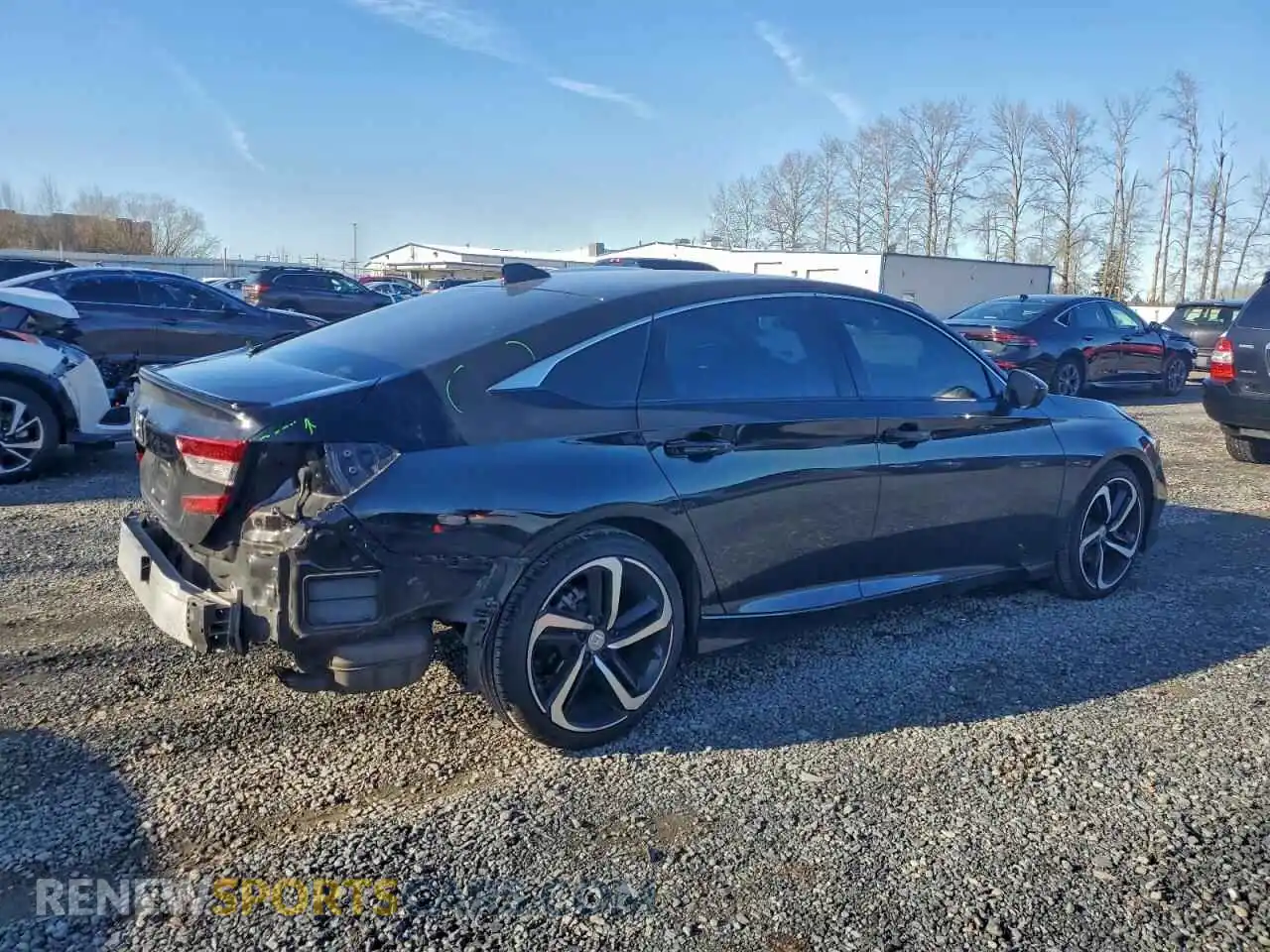 3 Photograph of a damaged car 1HGCV1F34NA025377 HONDA ACCORD 2022