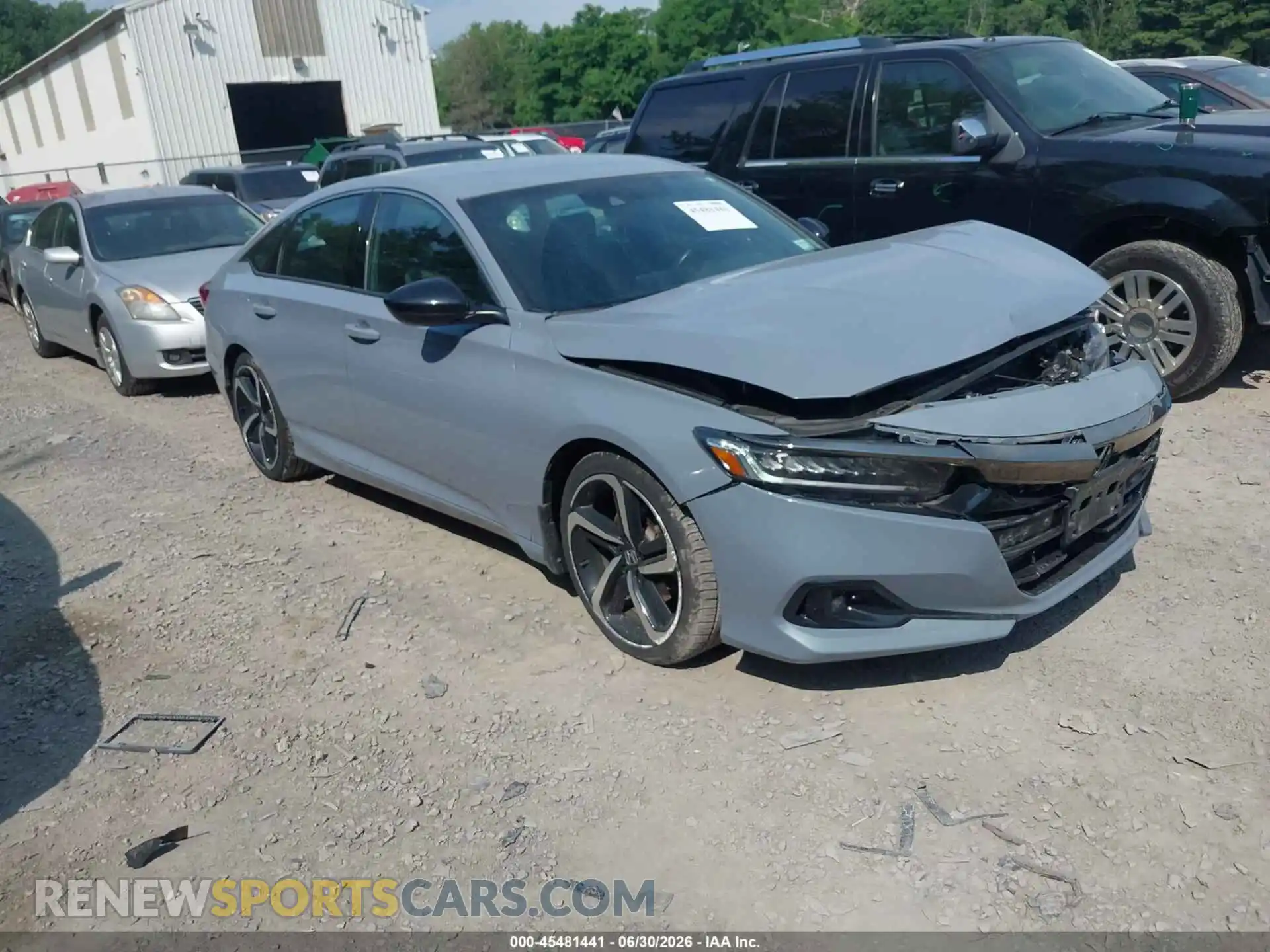 1 Photograph of a damaged car 1HGCV1F34NA025508 HONDA ACCORD 2022