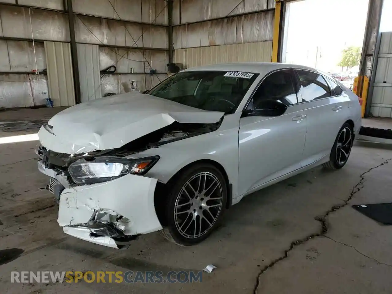 1 Photograph of a damaged car 1HGCV1F35NA016283 HONDA ACCORD 2022