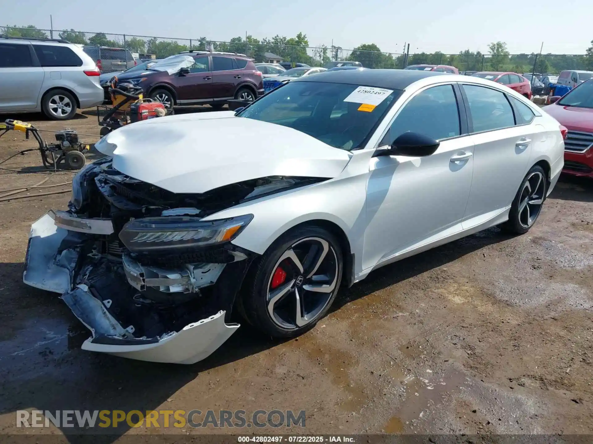 2 Photograph of a damaged car 1HGCV1F37NA009447 HONDA ACCORD 2022
