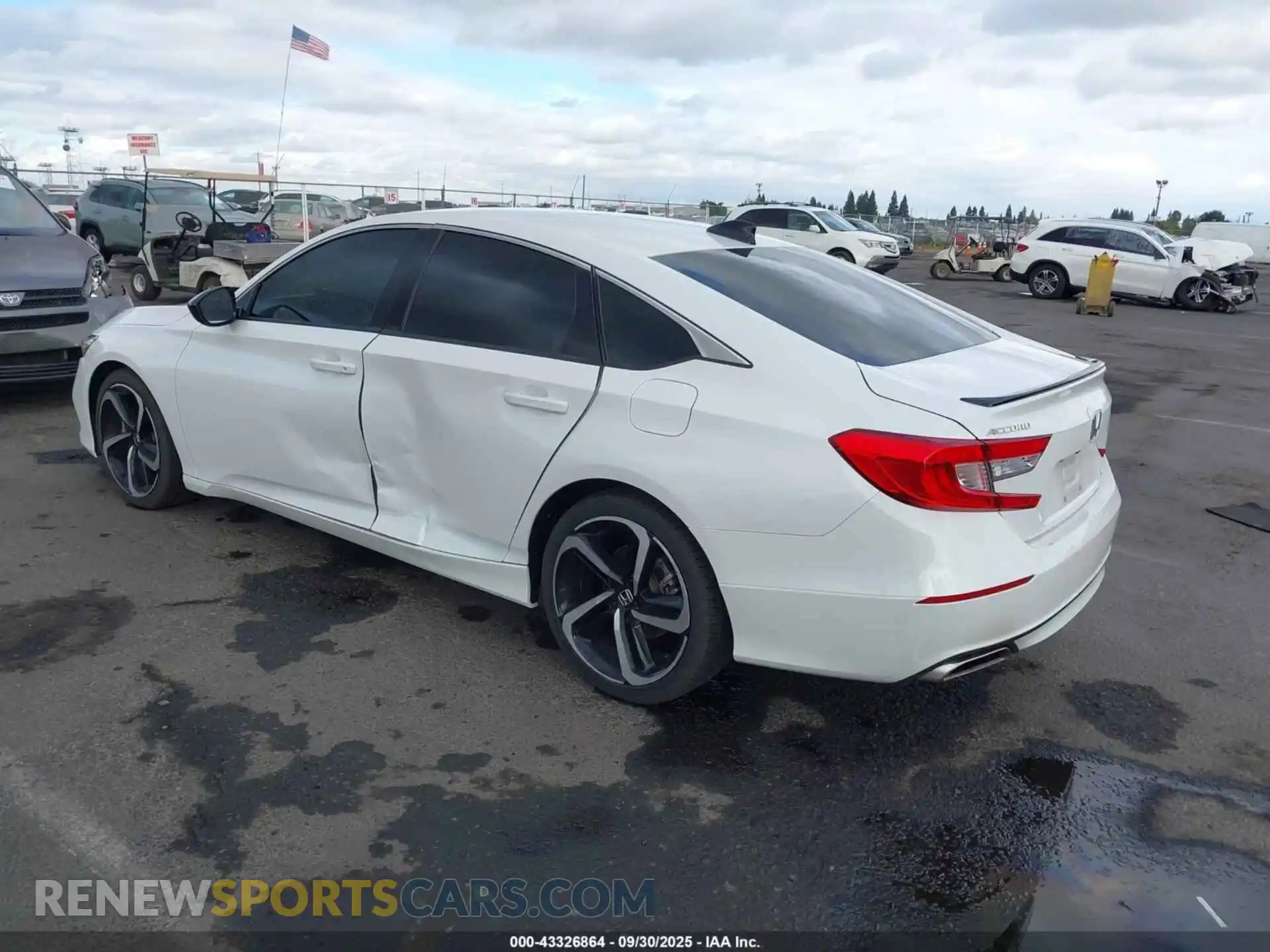 3 Photograph of a damaged car 1HGCV1F38NA016407 HONDA ACCORD 2022
