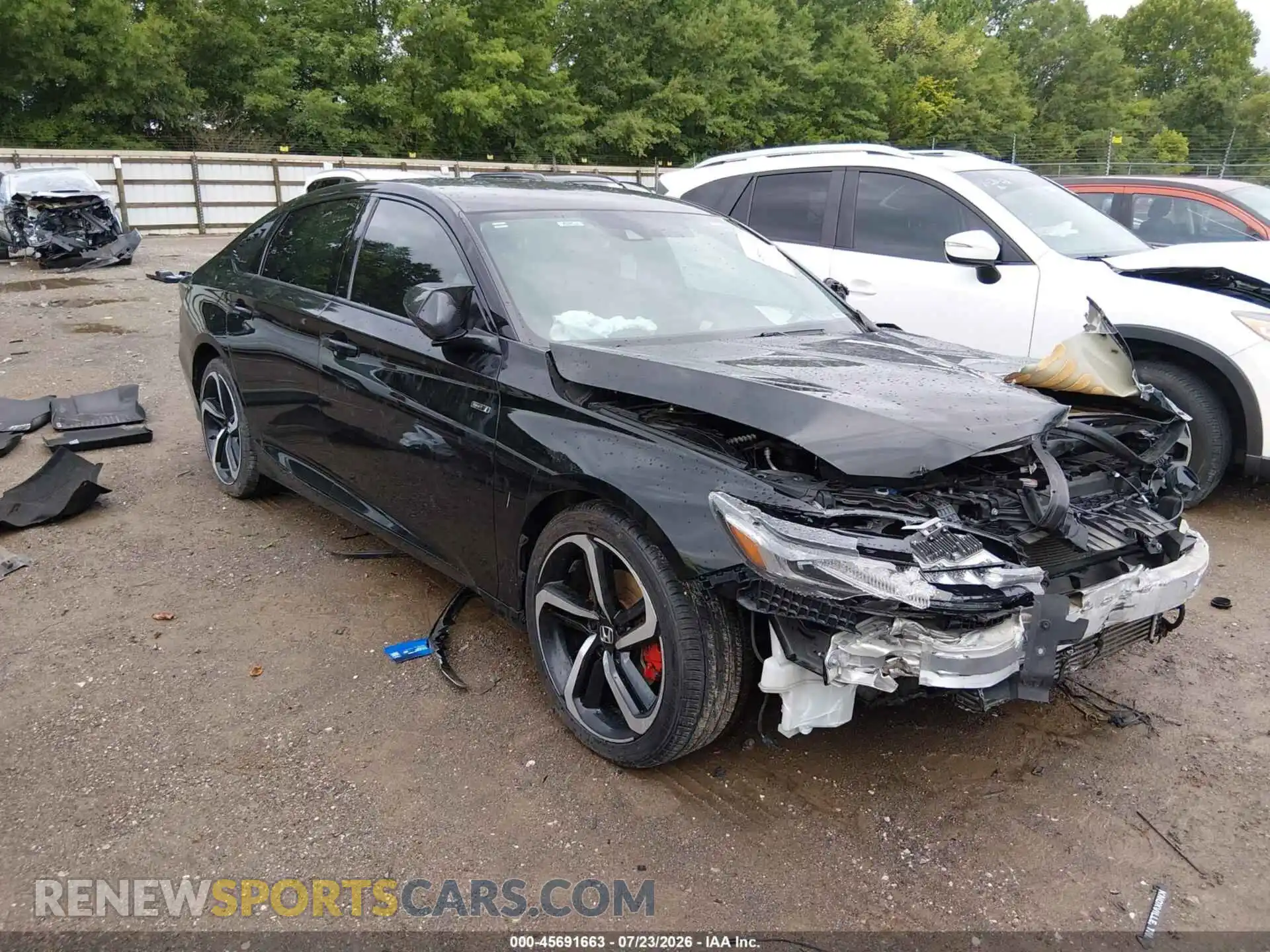 1 Photograph of a damaged car 1HGCV1F39NA001625 HONDA ACCORD 2022