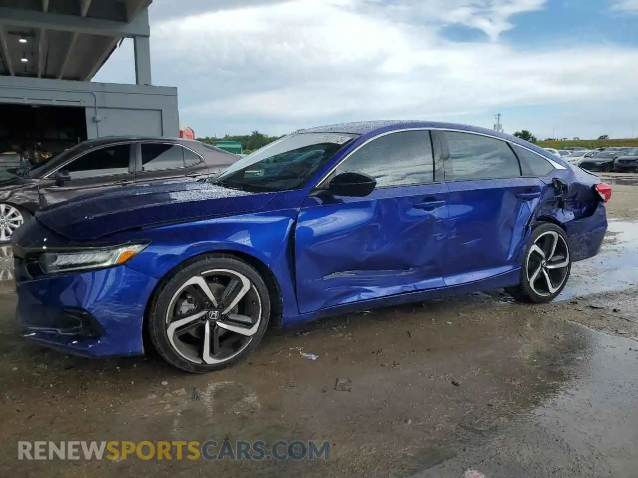 1 Photograph of a damaged car 1HGCV1F3XNA079993 HONDA ACCORD 2022