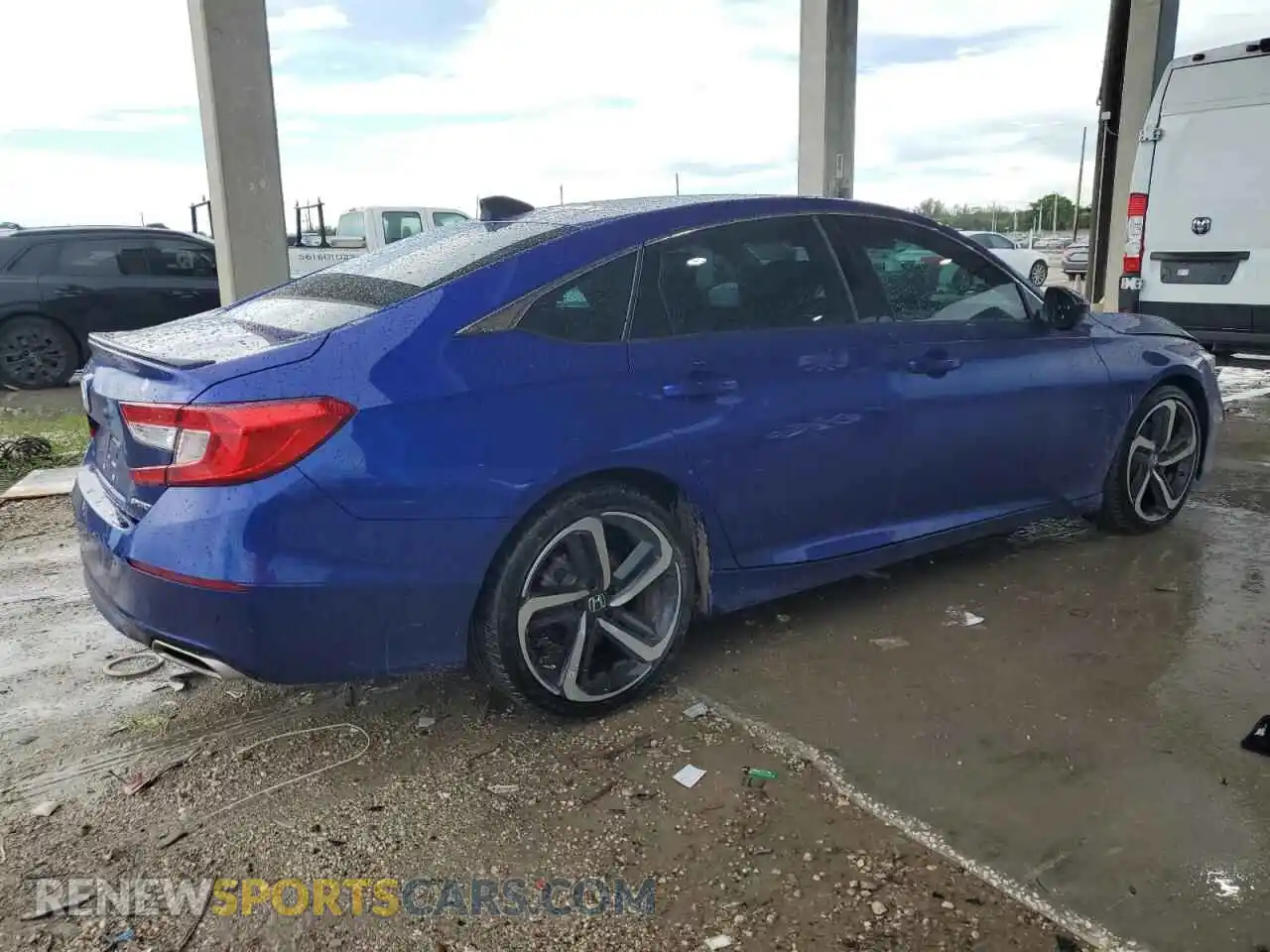 3 Photograph of a damaged car 1HGCV1F3XNA079993 HONDA ACCORD 2022