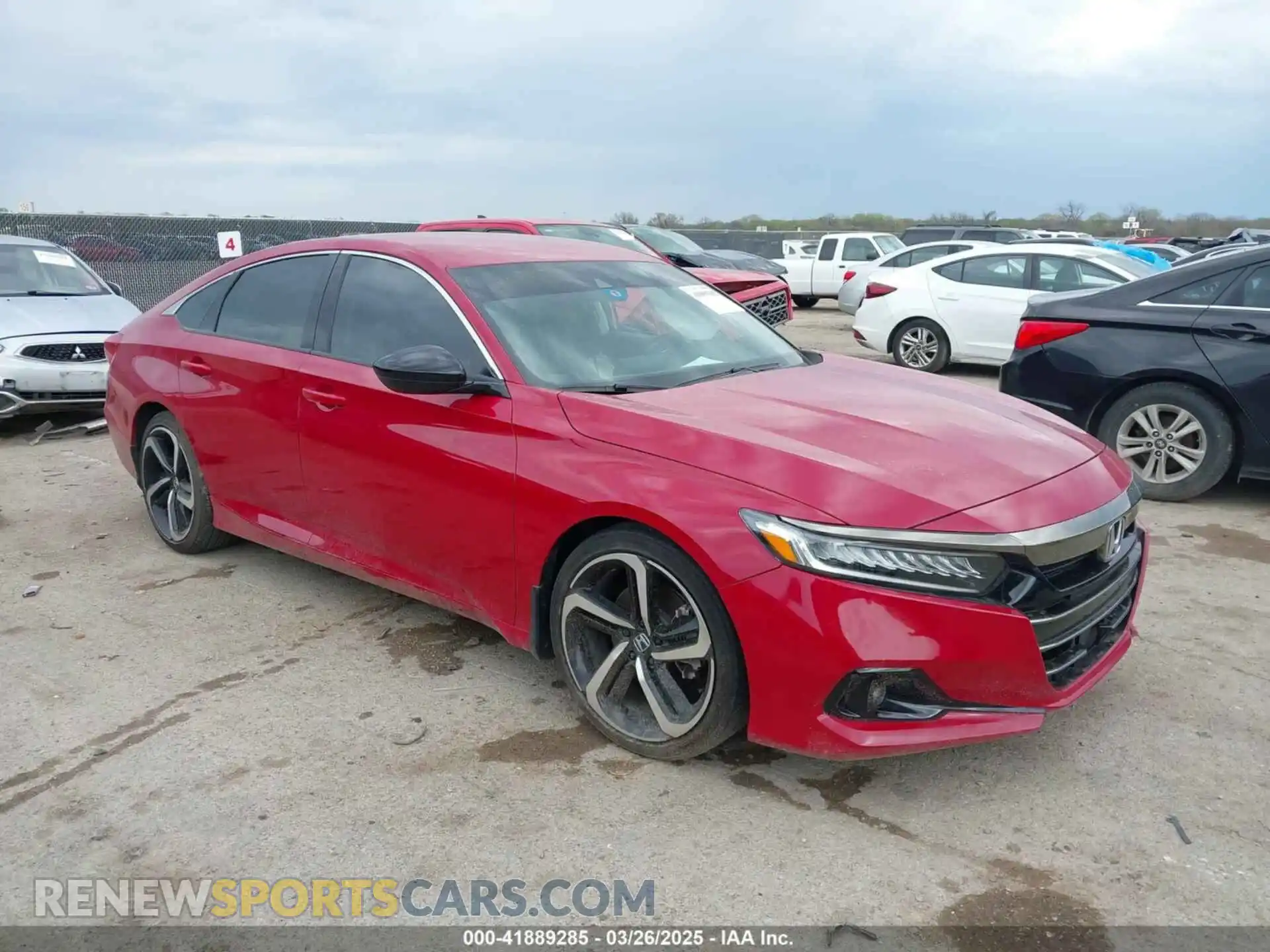 1 Photograph of a damaged car 1HGCV1F41NA016161 HONDA ACCORD 2022