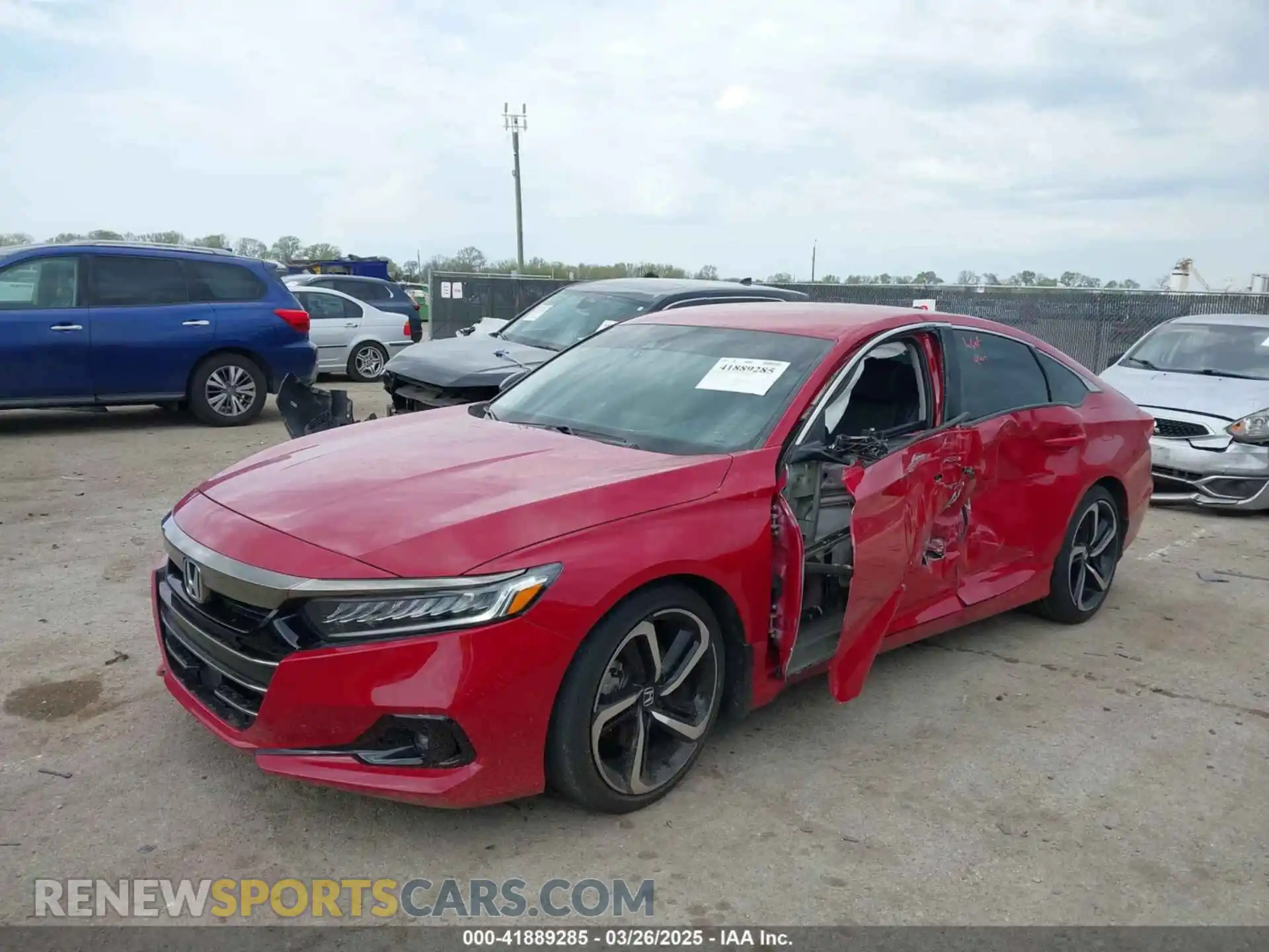 2 Photograph of a damaged car 1HGCV1F41NA016161 HONDA ACCORD 2022
