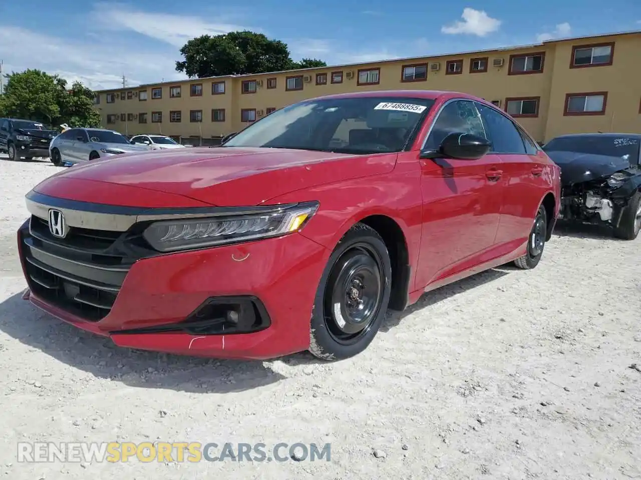1 Photograph of a damaged car 1HGCV1F41NA016189 HONDA ACCORD 2022