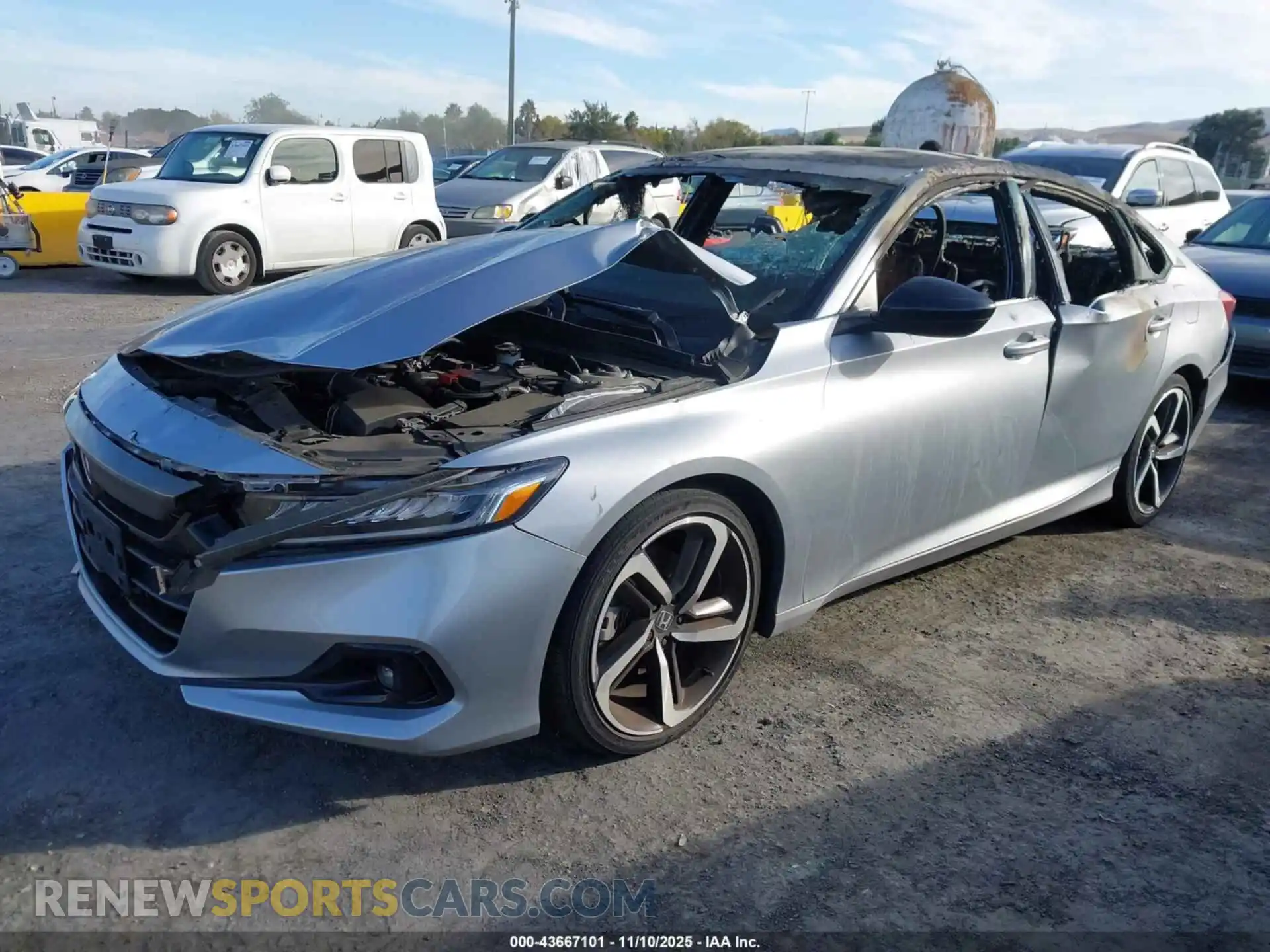 2 Photograph of a damaged car 1HGCV1F43NA025198 HONDA ACCORD 2022