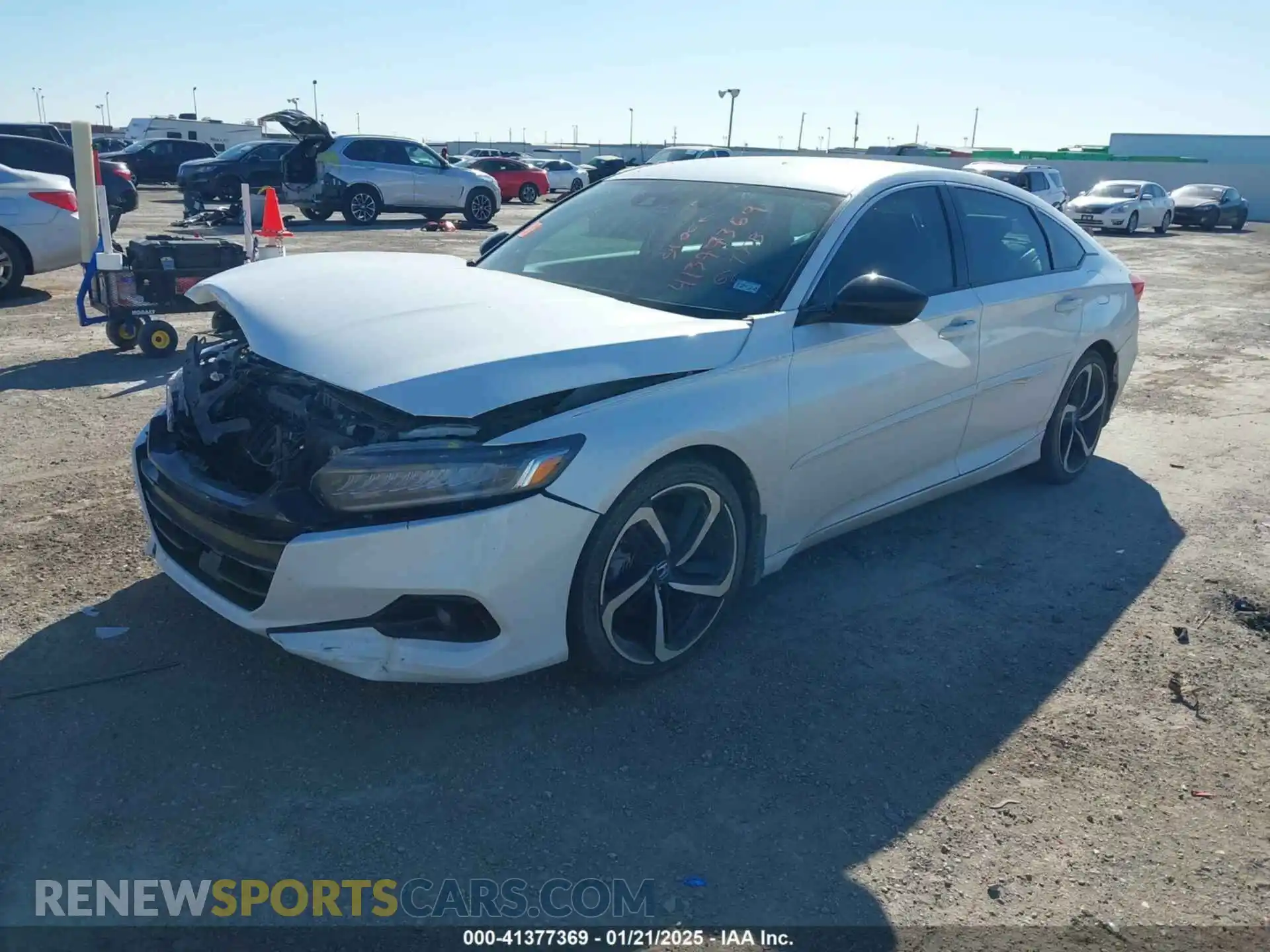 2 Photograph of a damaged car 1HGCV1F44NA016705 HONDA ACCORD 2022