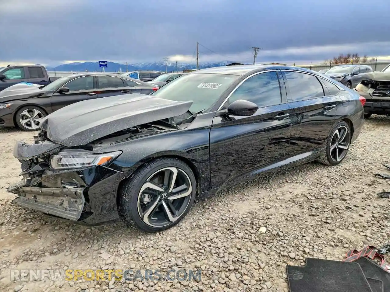 1 Photograph of a damaged car 1HGCV1F45NA068084 HONDA ACCORD 2022