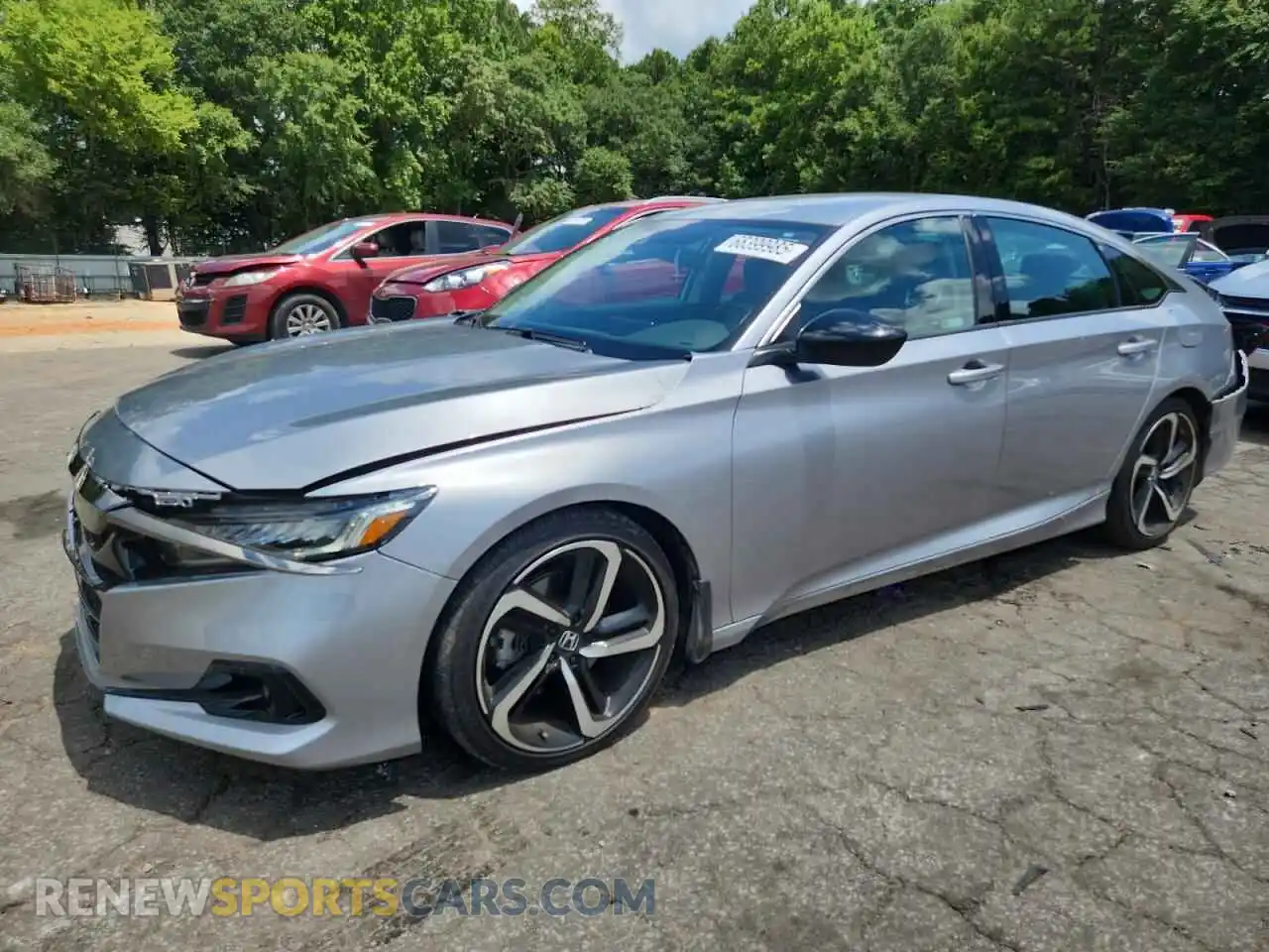 1 Photograph of a damaged car 1HGCV1F47NA025222 HONDA ACCORD 2022