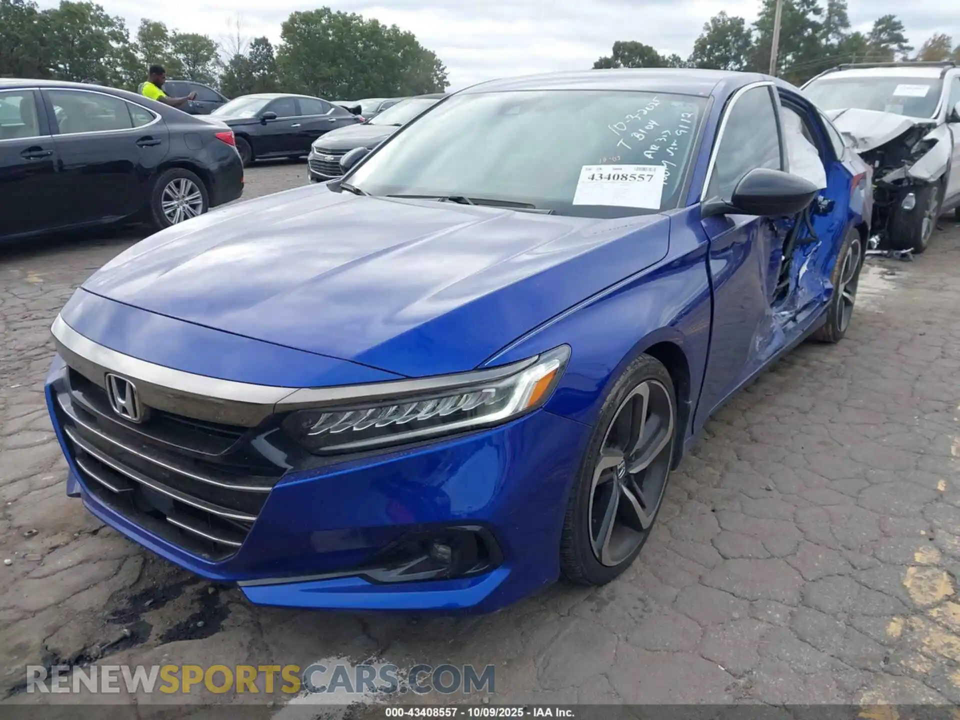 2 Photograph of a damaged car 1HGCV1F49NA029112 HONDA ACCORD 2022