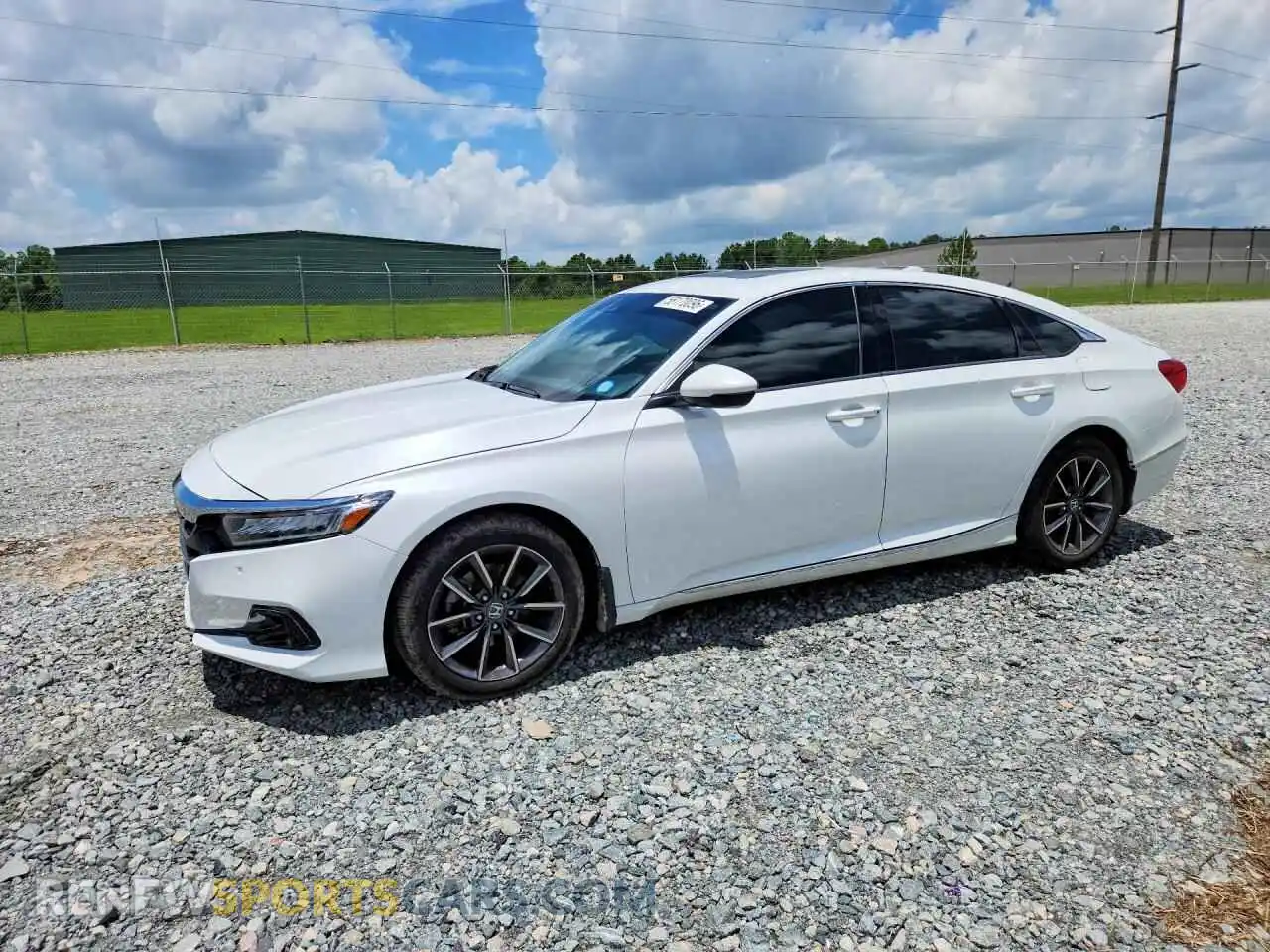 1 Photograph of a damaged car 1HGCV1F54NA025140 HONDA ACCORD 2022
