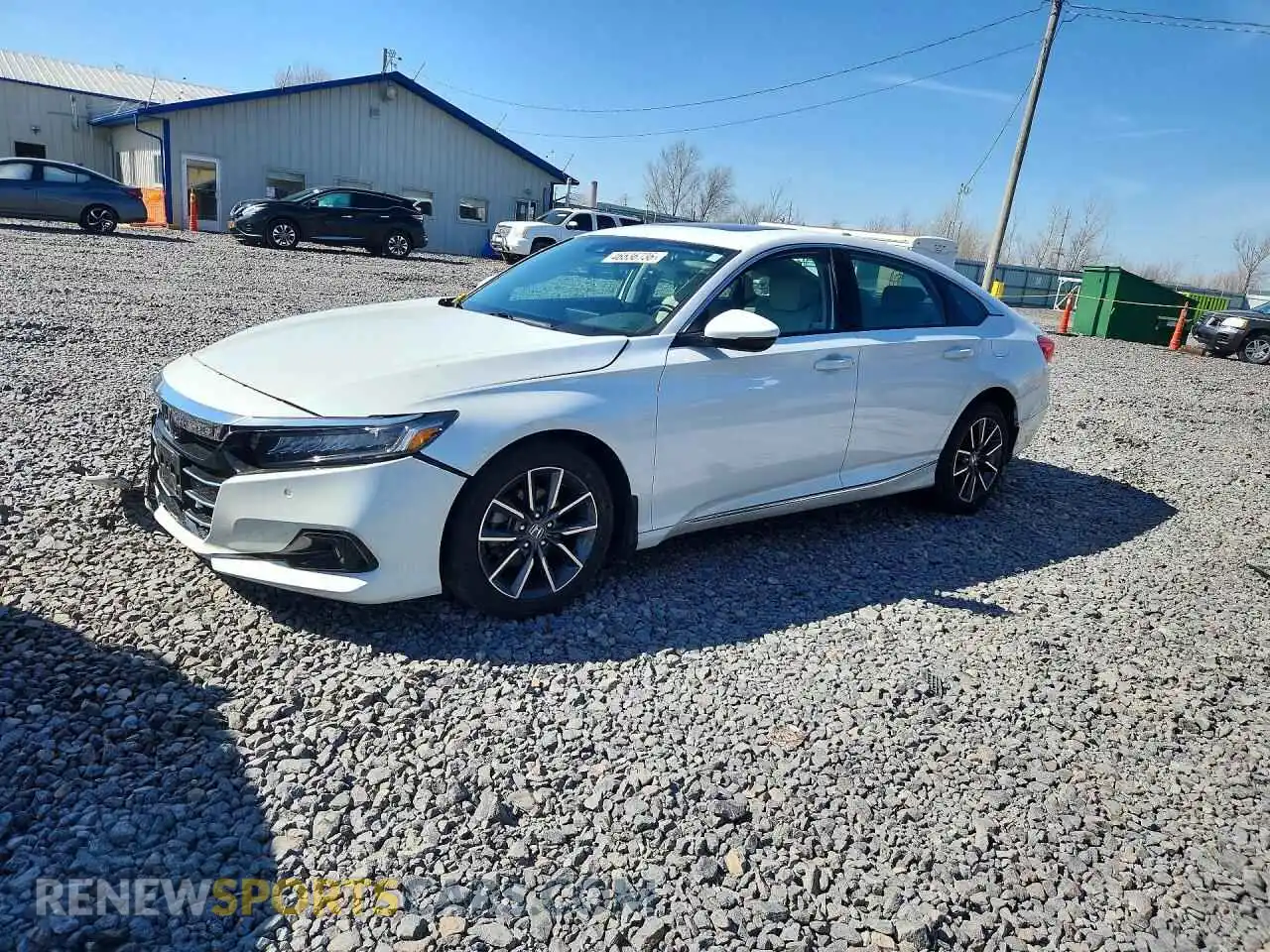 1 Photograph of a damaged car 1HGCV1F55NA016995 HONDA ACCORD 2022