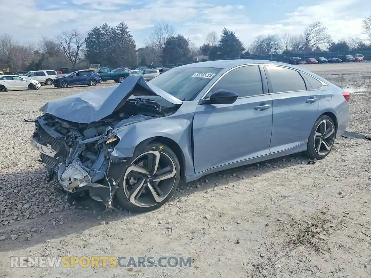1 Photograph of a damaged car 1HGCV2F37NA025394 HONDA ACCORD 2022
