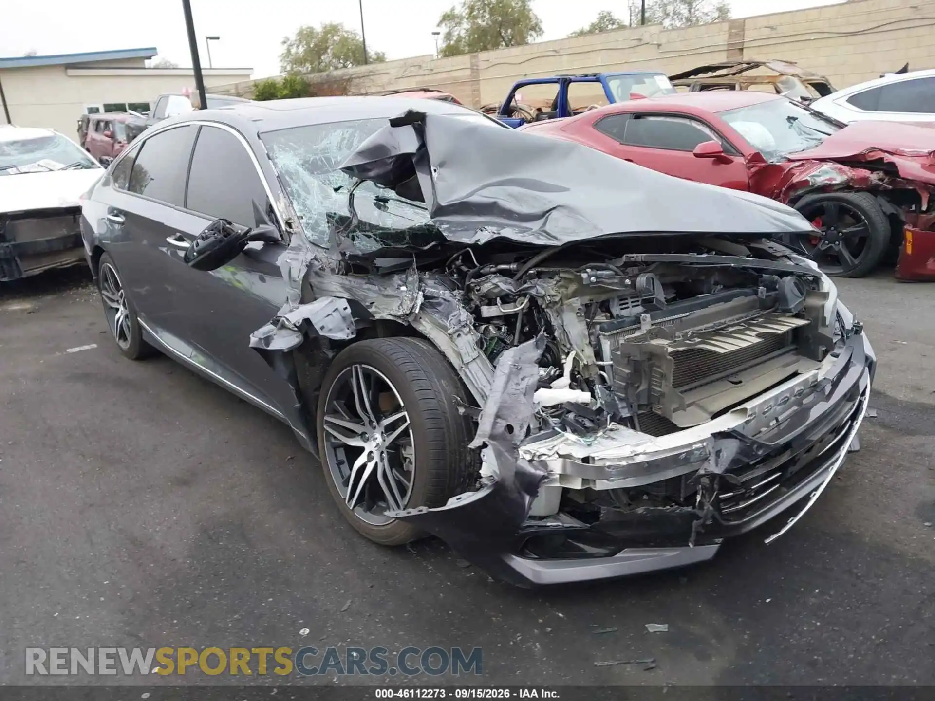 1 Photograph of a damaged car 1HGCV2F92NA016123 HONDA ACCORD 2022