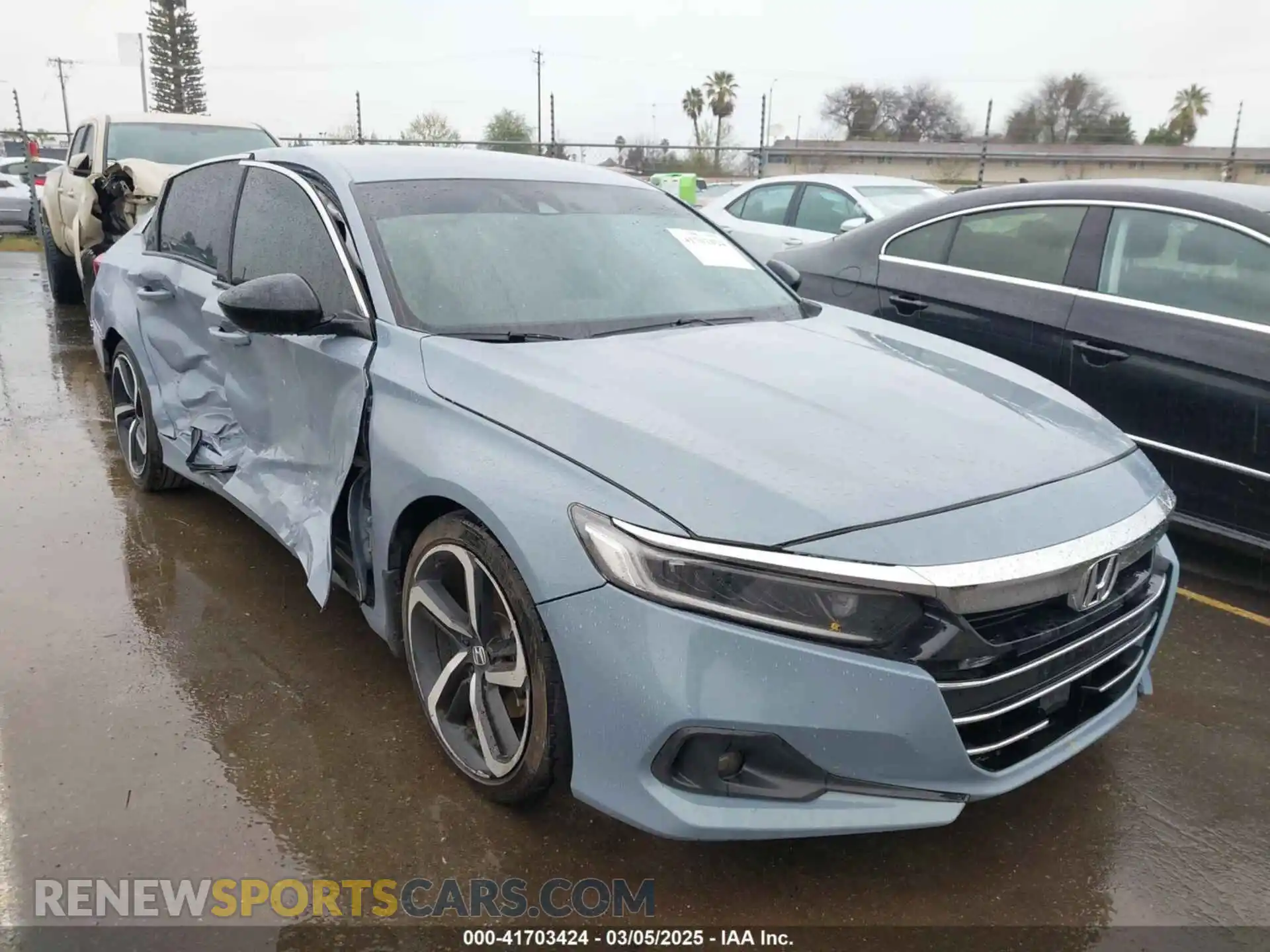 1 Photograph of a damaged car 1HGCV3F24NA025138 HONDA ACCORD 2022