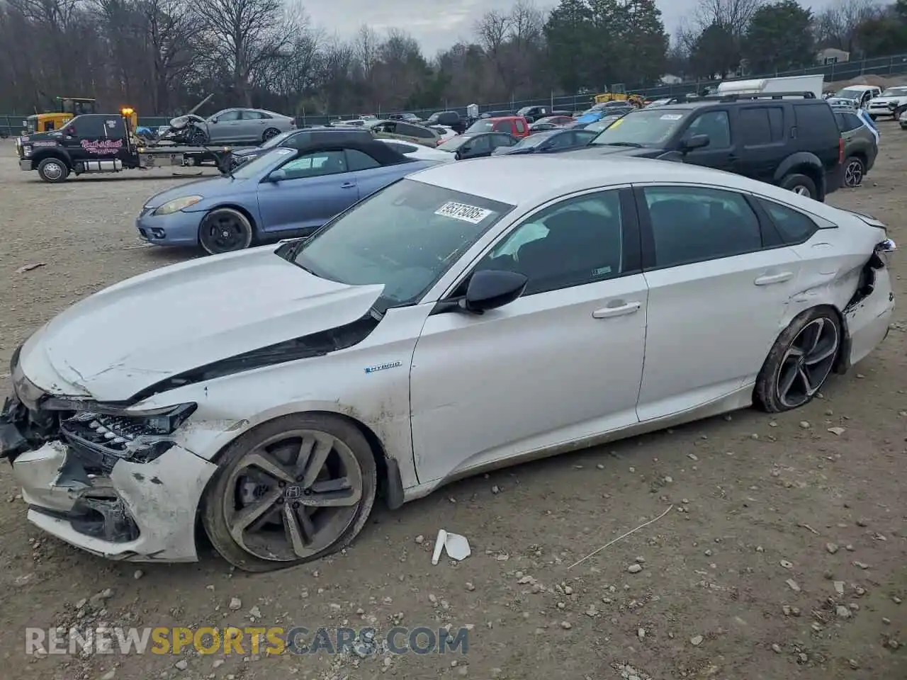 1 Photograph of a damaged car 1HGCV3F28NA016135 HONDA ACCORD 2022