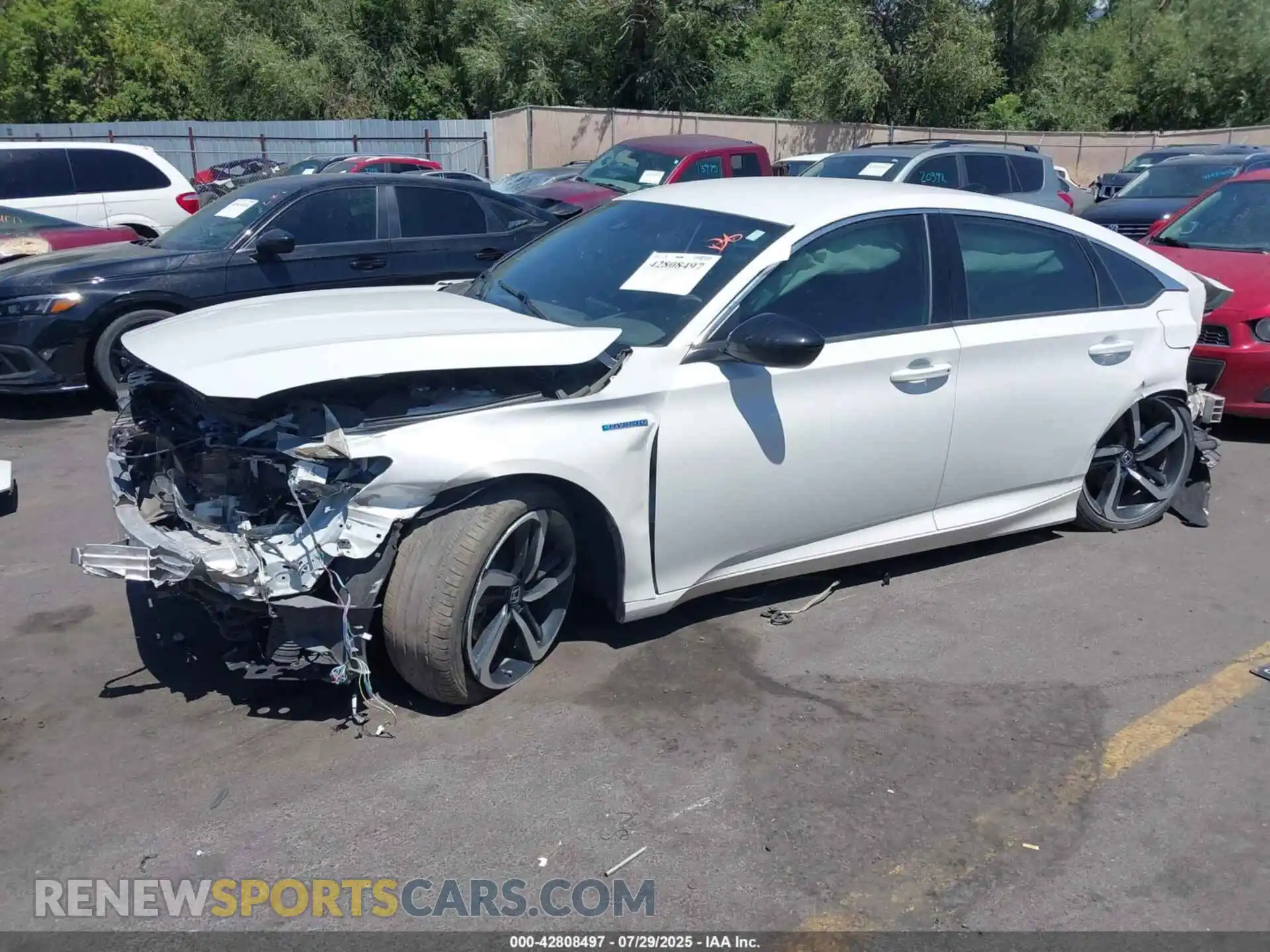 2 Photograph of a damaged car 1HGCV3F28NA025384 HONDA ACCORD 2022