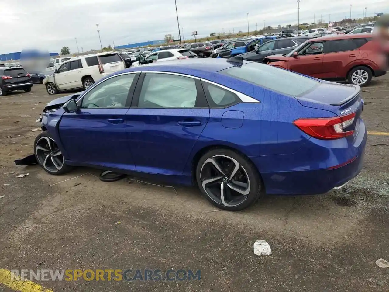 2 Photograph of a damaged car 1HGCV3F2XNA001619 HONDA ACCORD 2022