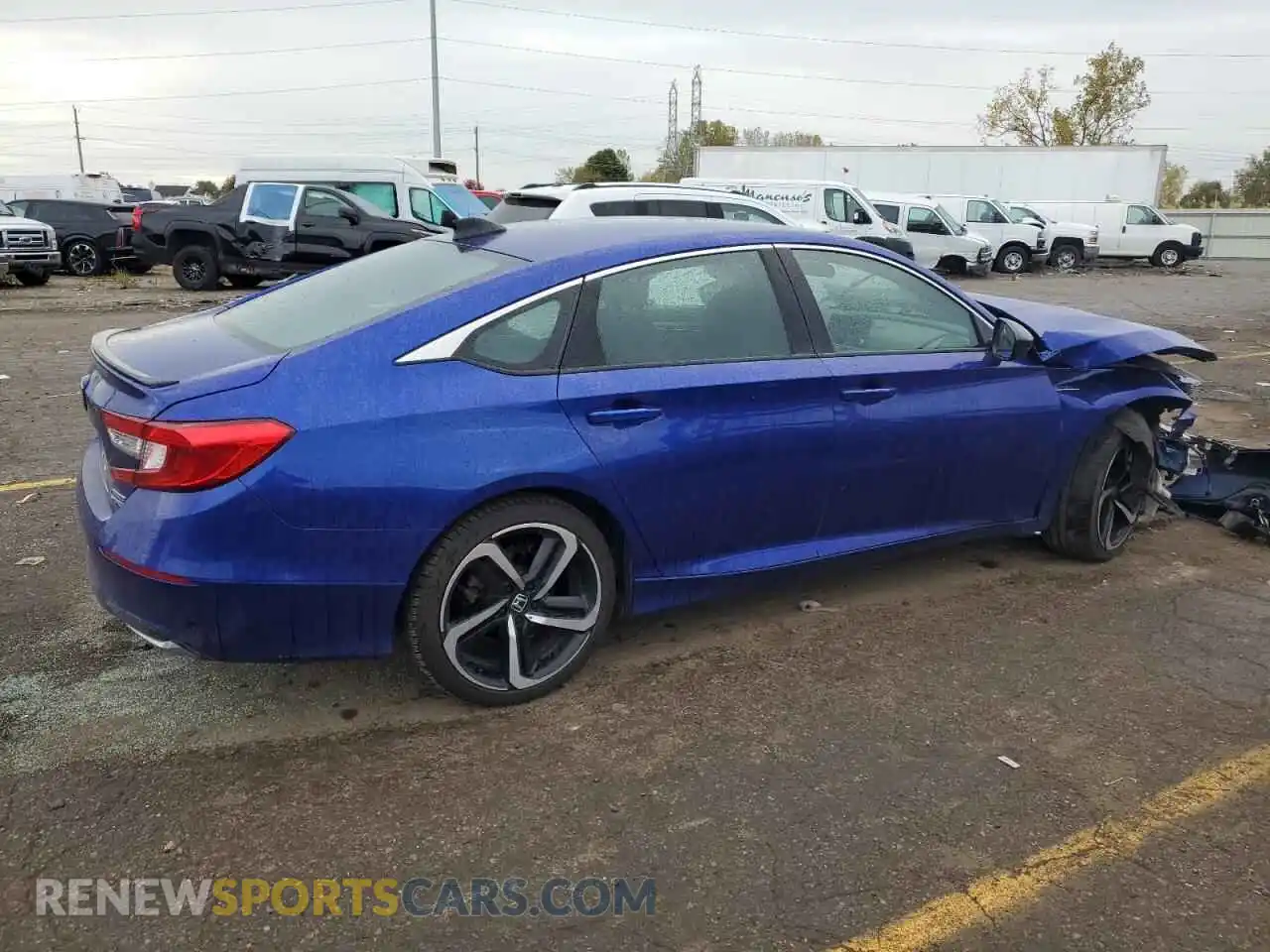 3 Photograph of a damaged car 1HGCV3F2XNA001619 HONDA ACCORD 2022