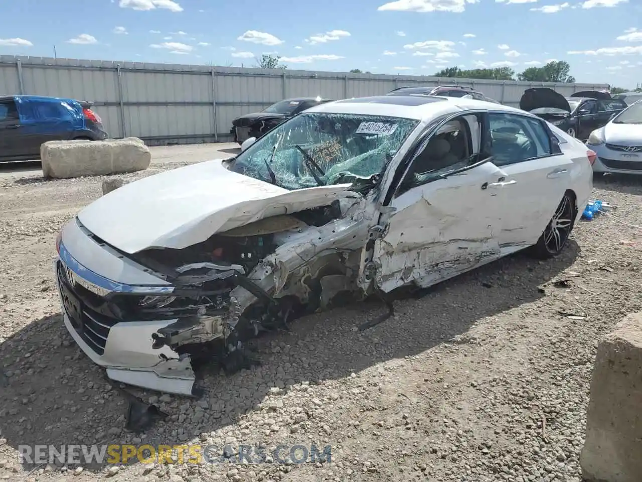 1 Photograph of a damaged car 1HGCV3F91NA025238 HONDA ACCORD 2022