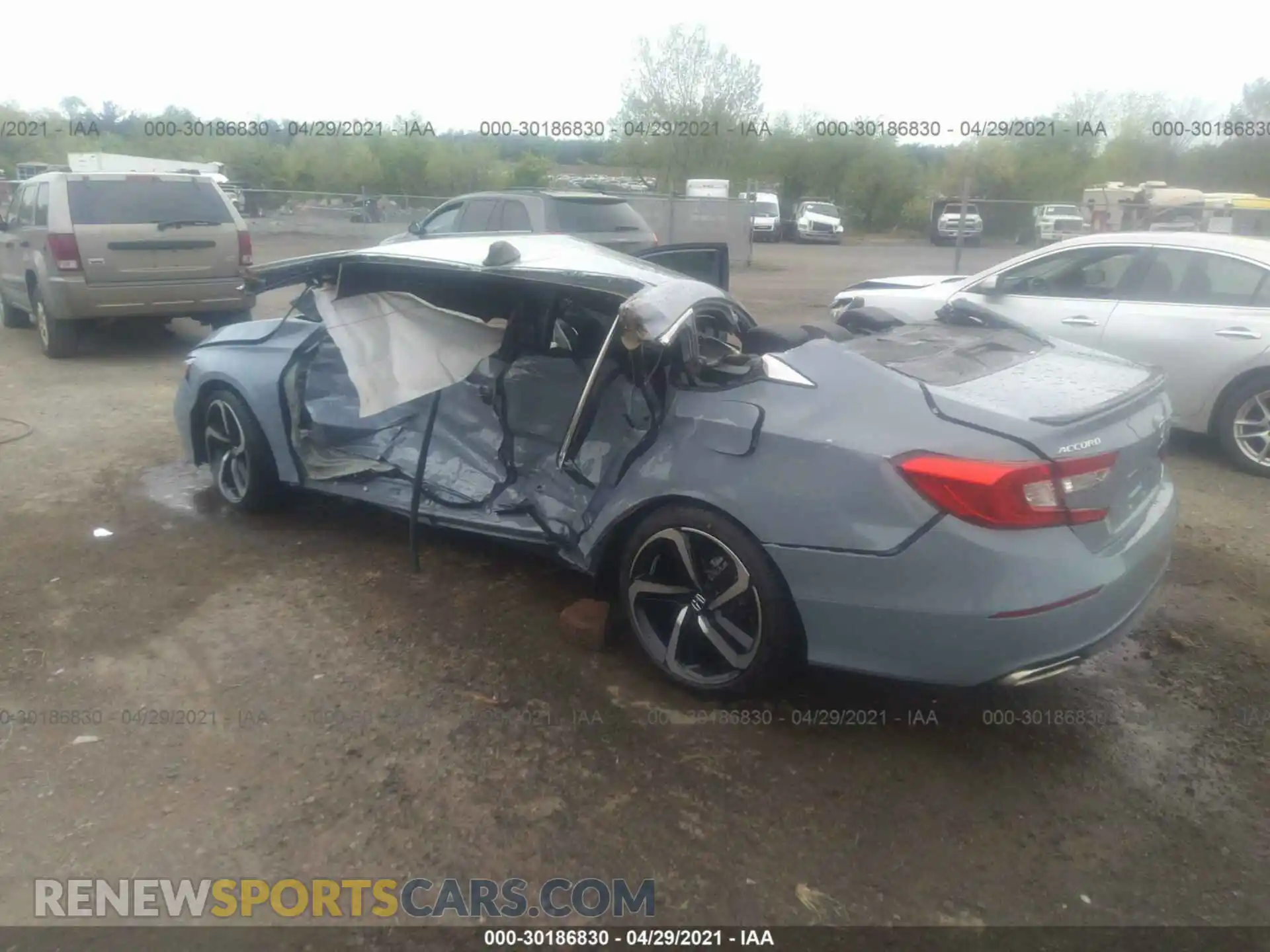 3 Photograph of a damaged car 1HGCV2F39MA013049 HONDA ACCORD SEDAN 2021