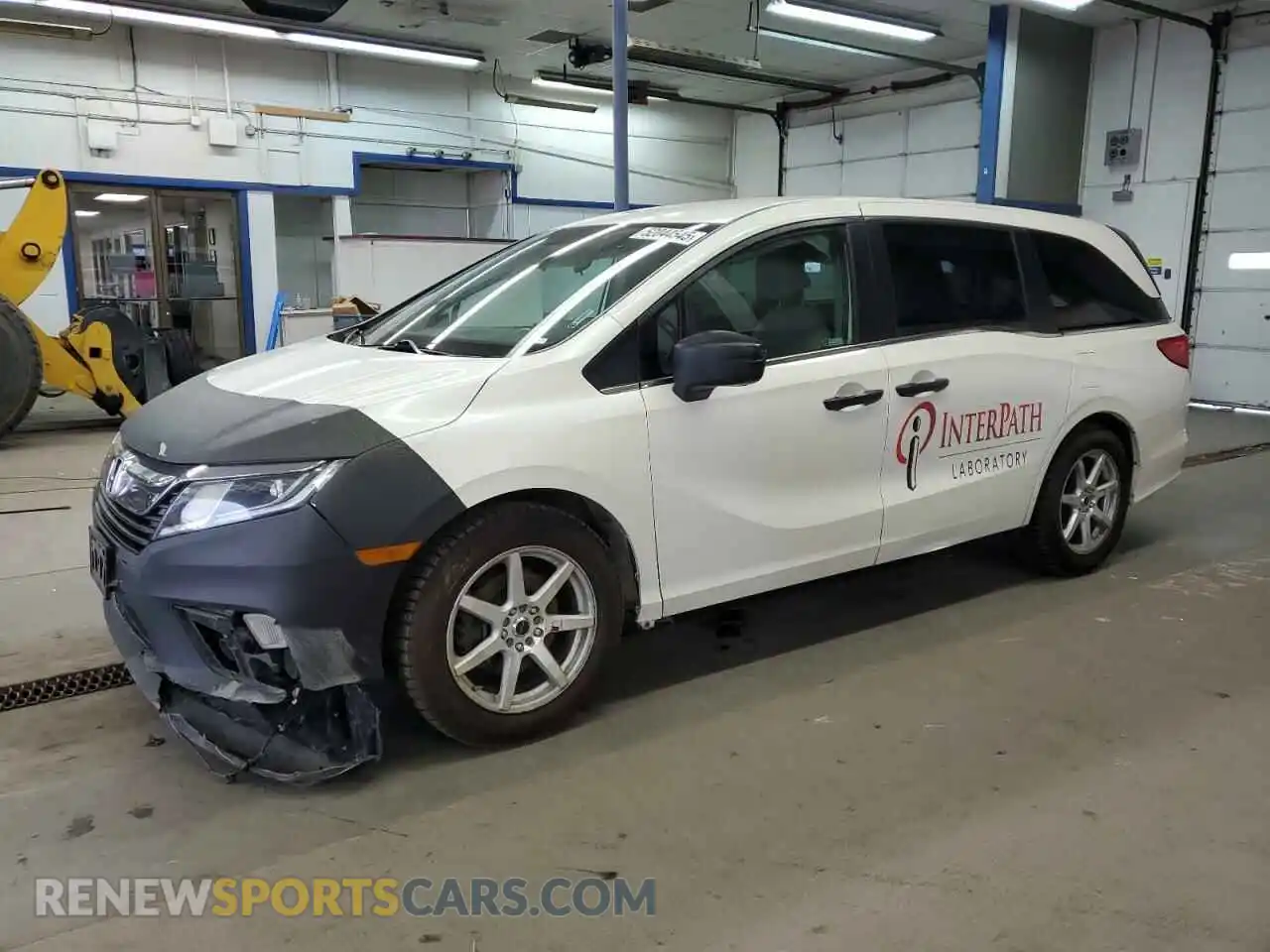 1 Photograph of a damaged car 5FNRL6H21KB014338 HONDA All Models 2019