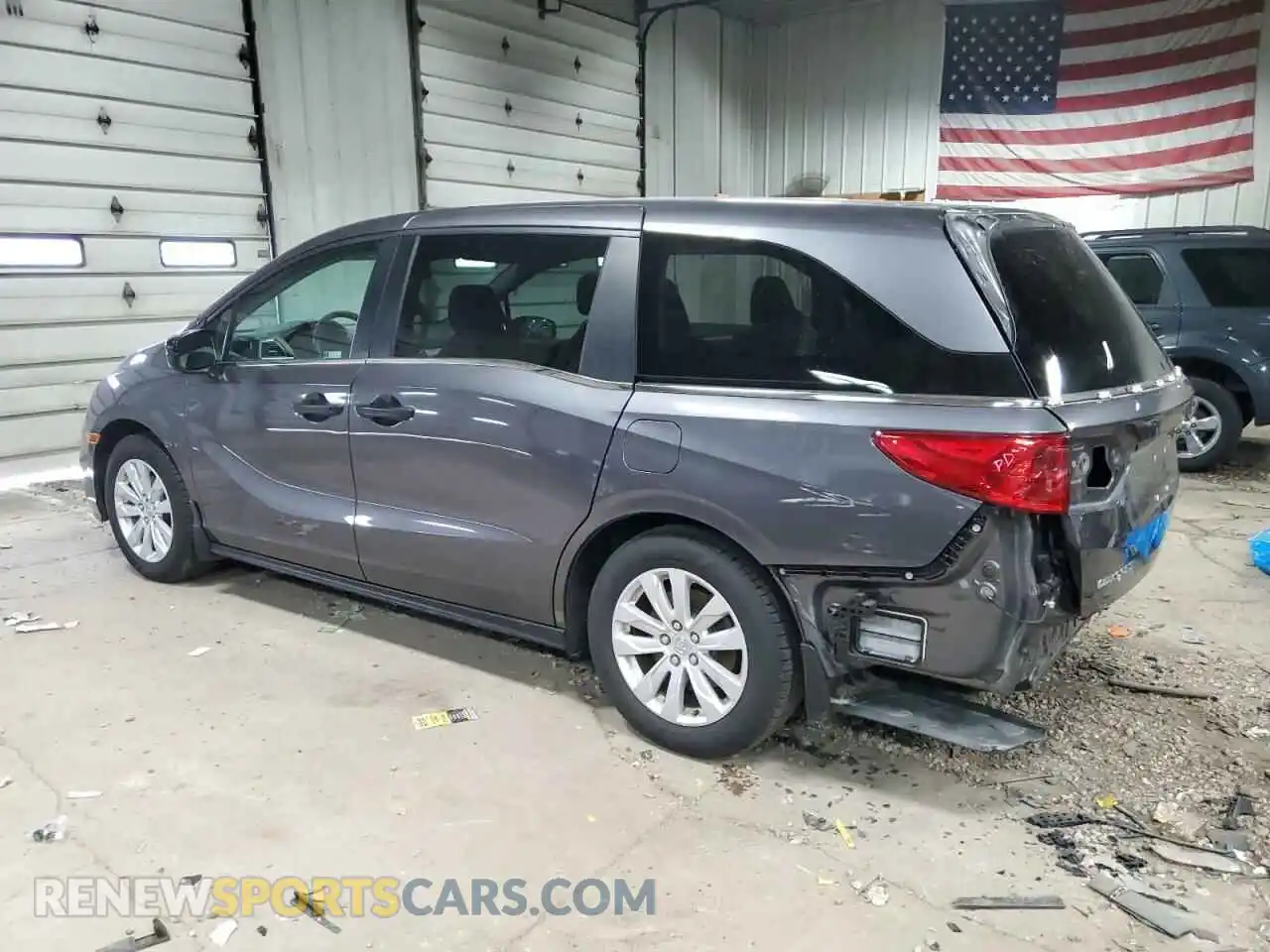 2 Photograph of a damaged car 5FNRL6H24KB101473 HONDA All Models 2019