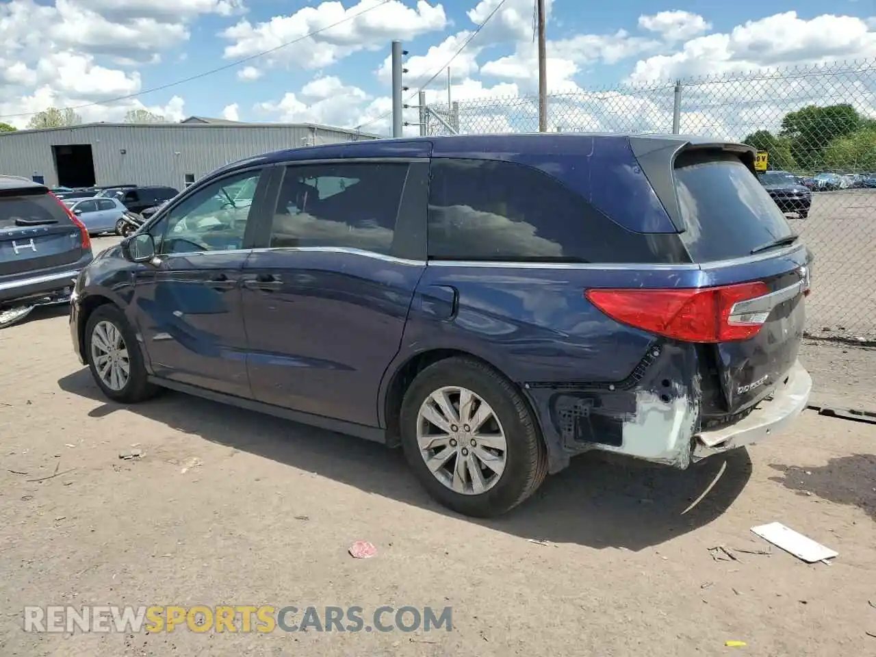 2 Photograph of a damaged car 5FNRL6H28KB027071 HONDA All Models 2019