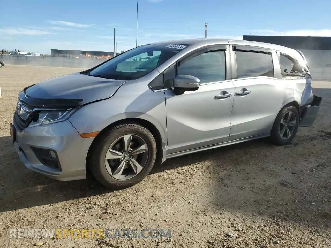 1 Photograph of a damaged car 5FNRL6H49KB501188 HONDA All Models 2019