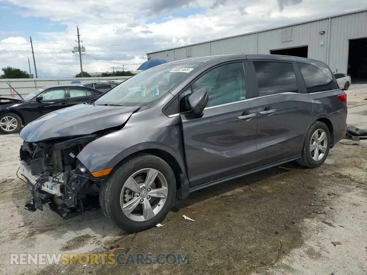1 Photograph of a damaged car 5FNRL6H51KB056583 HONDA All Models 2019