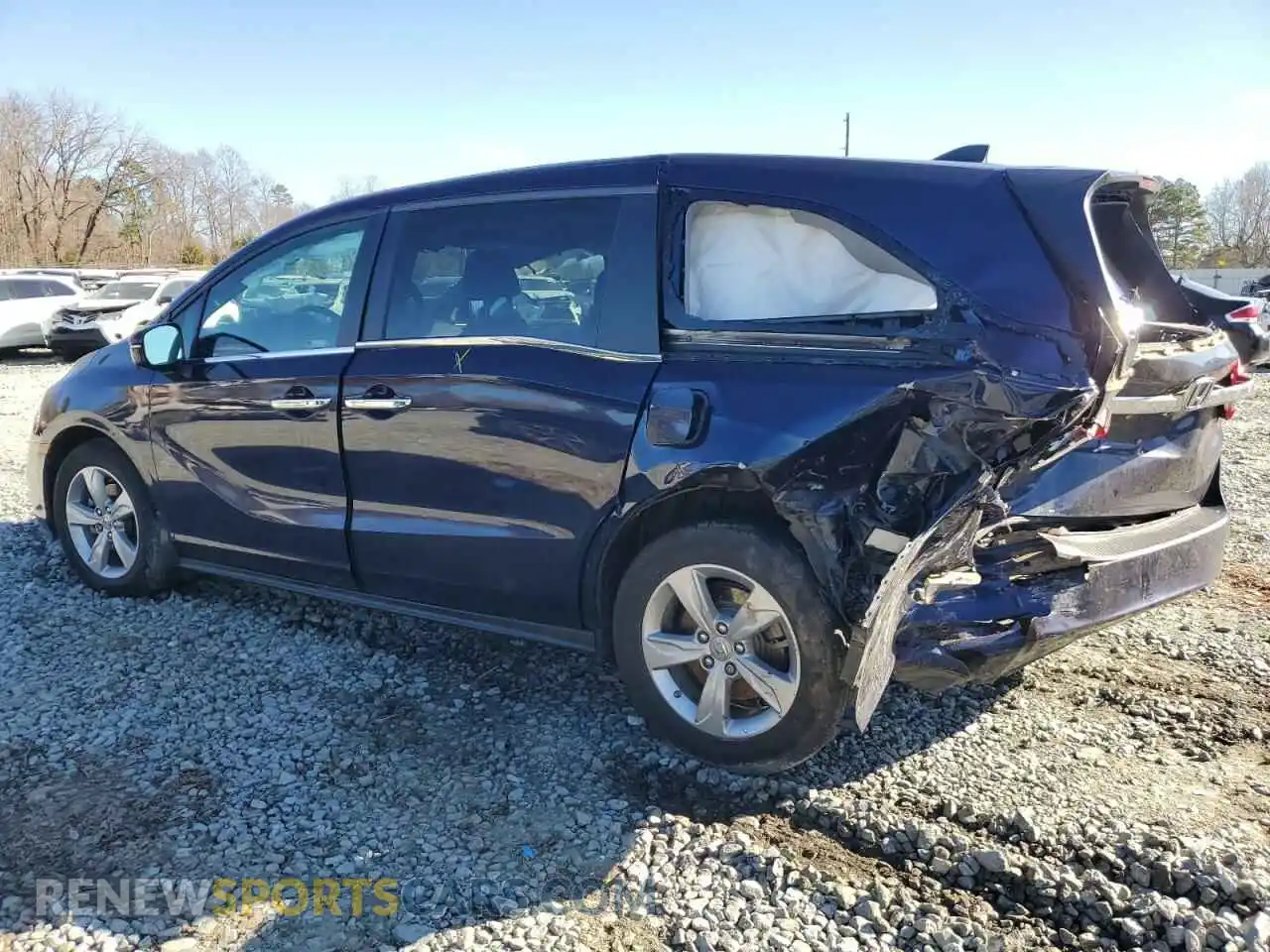2 Photograph of a damaged car 5FNRL6H55KB083253 HONDA All Models 2019