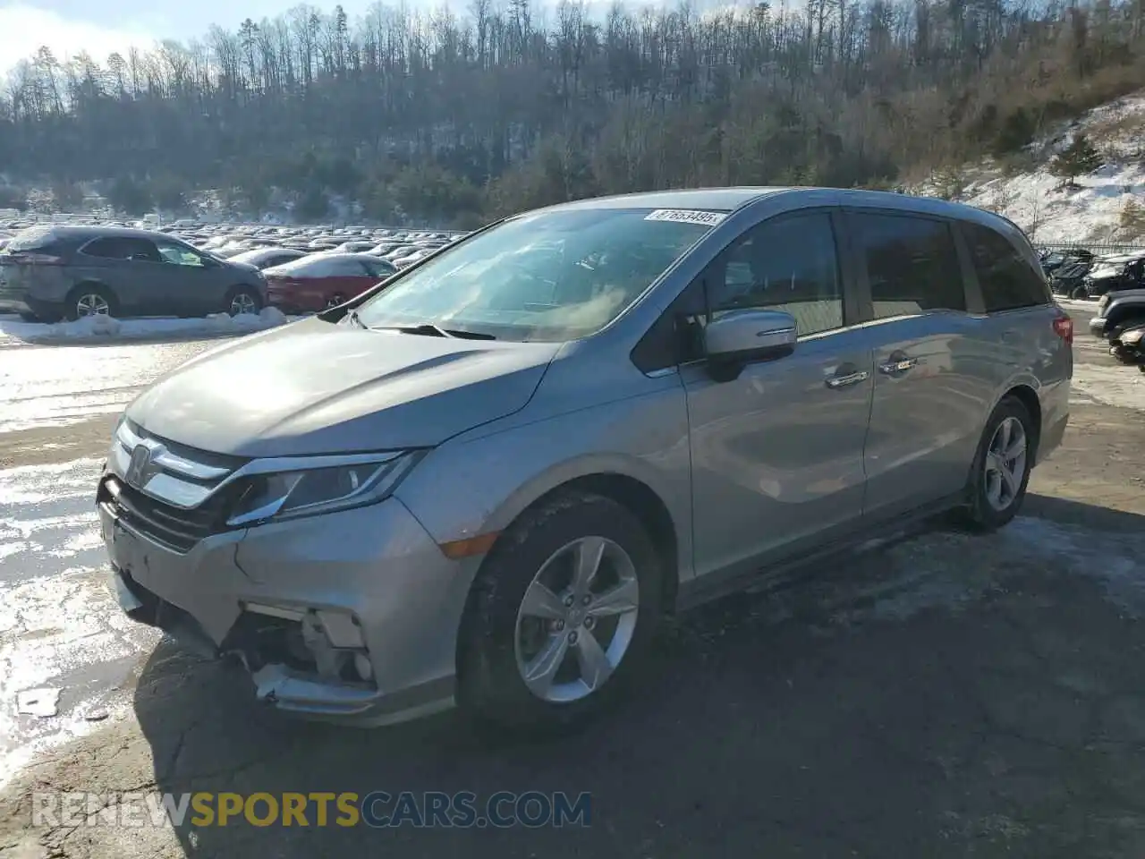 1 Photograph of a damaged car 5FNRL6H59KB074264 HONDA All Models 2019