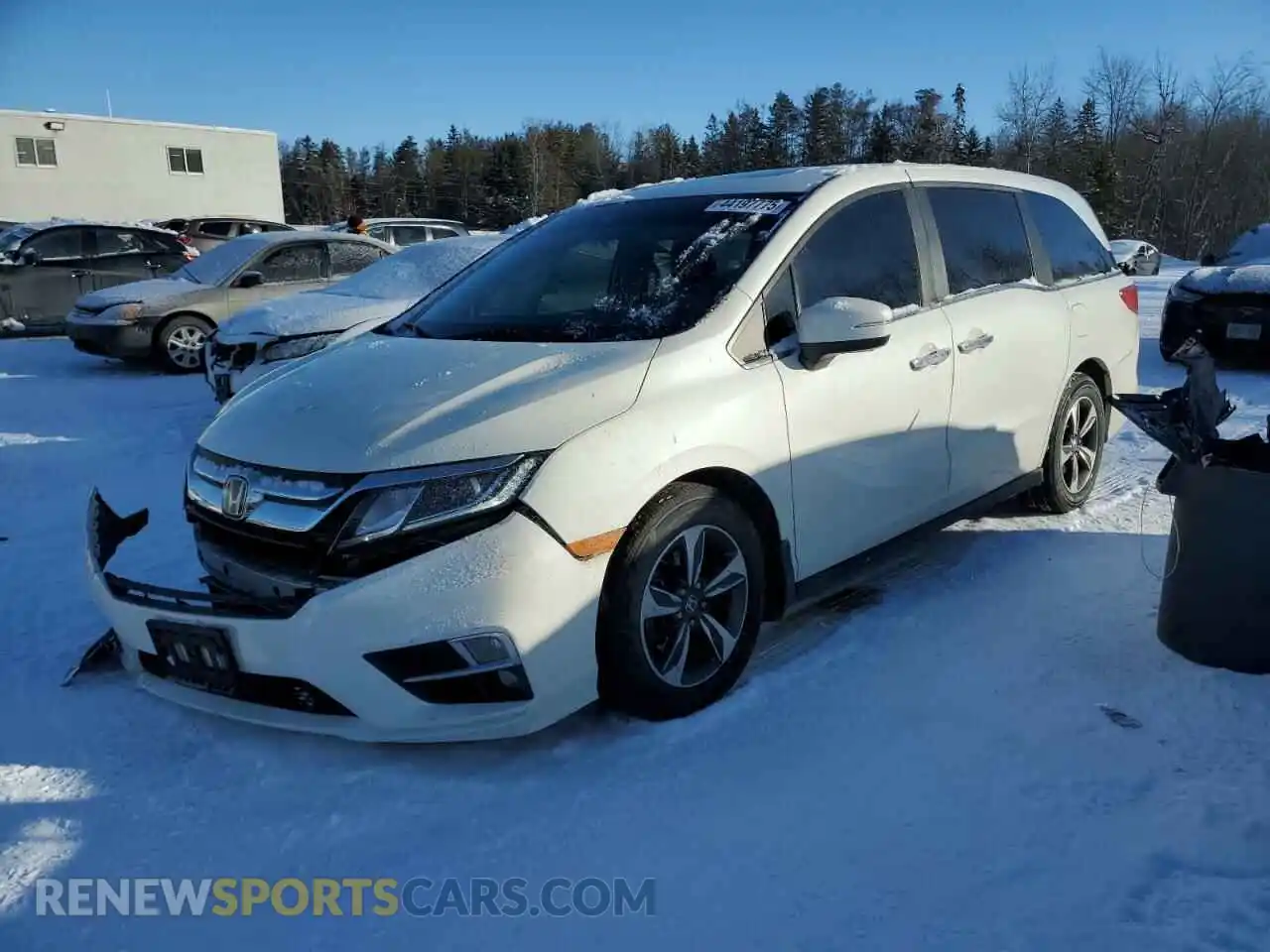 1 Photograph of a damaged car 5FNRL6H61KB506256 HONDA All Models 2019