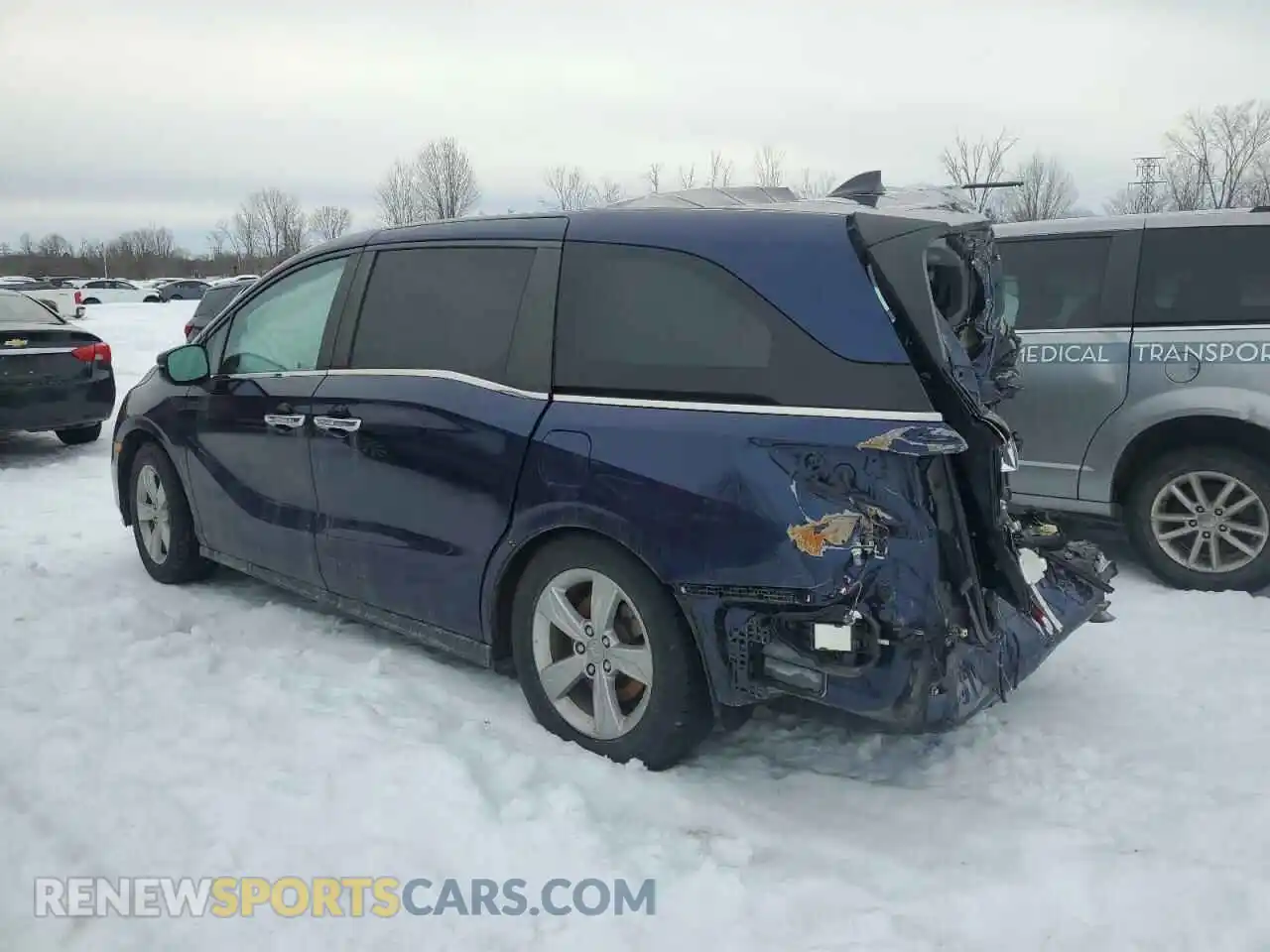 2 Photograph of a damaged car 5FNRL6H70KB026945 HONDA All Models 2019
