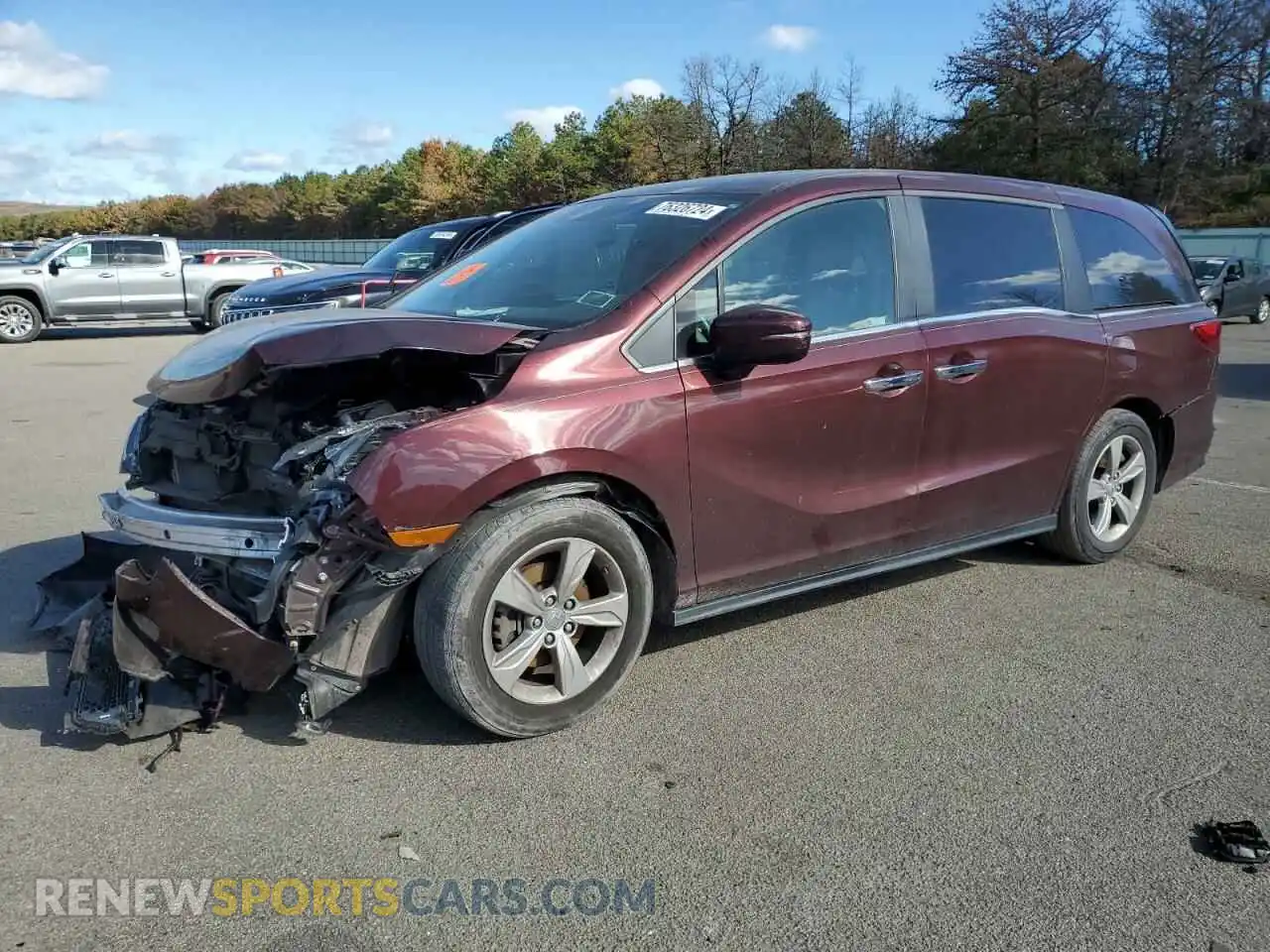 1 Photograph of a damaged car 5FNRL6H70KB072288 HONDA All Models 2019