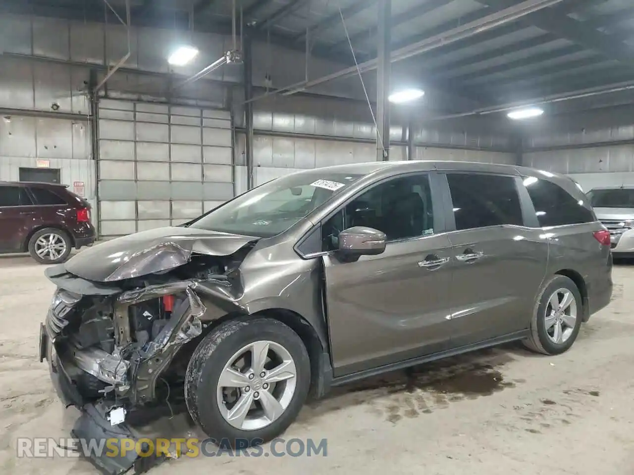 1 Photograph of a damaged car 5FNRL6H71KB054365 HONDA All Models 2019