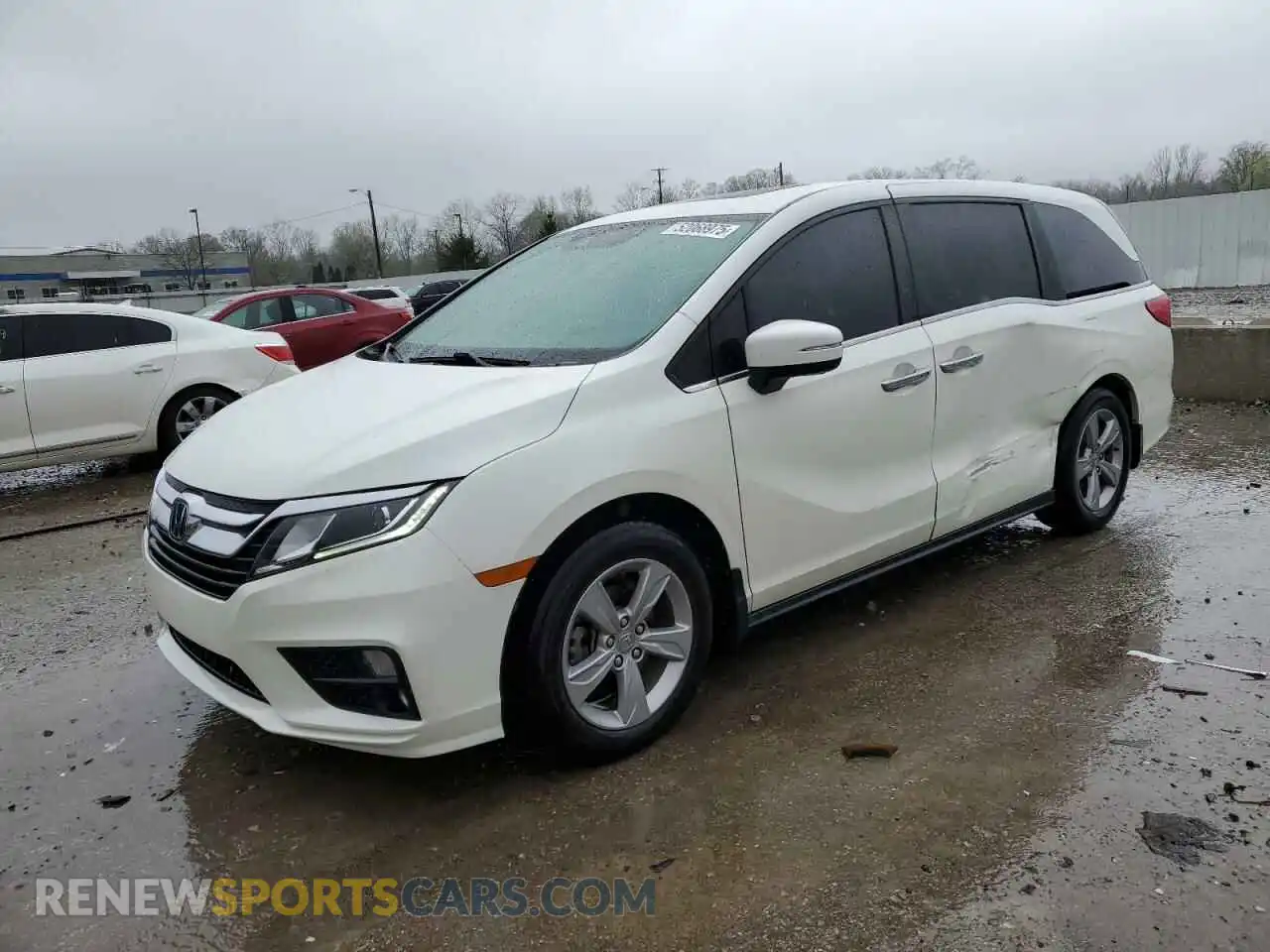1 Photograph of a damaged car 5FNRL6H73KB057624 HONDA All Models 2019