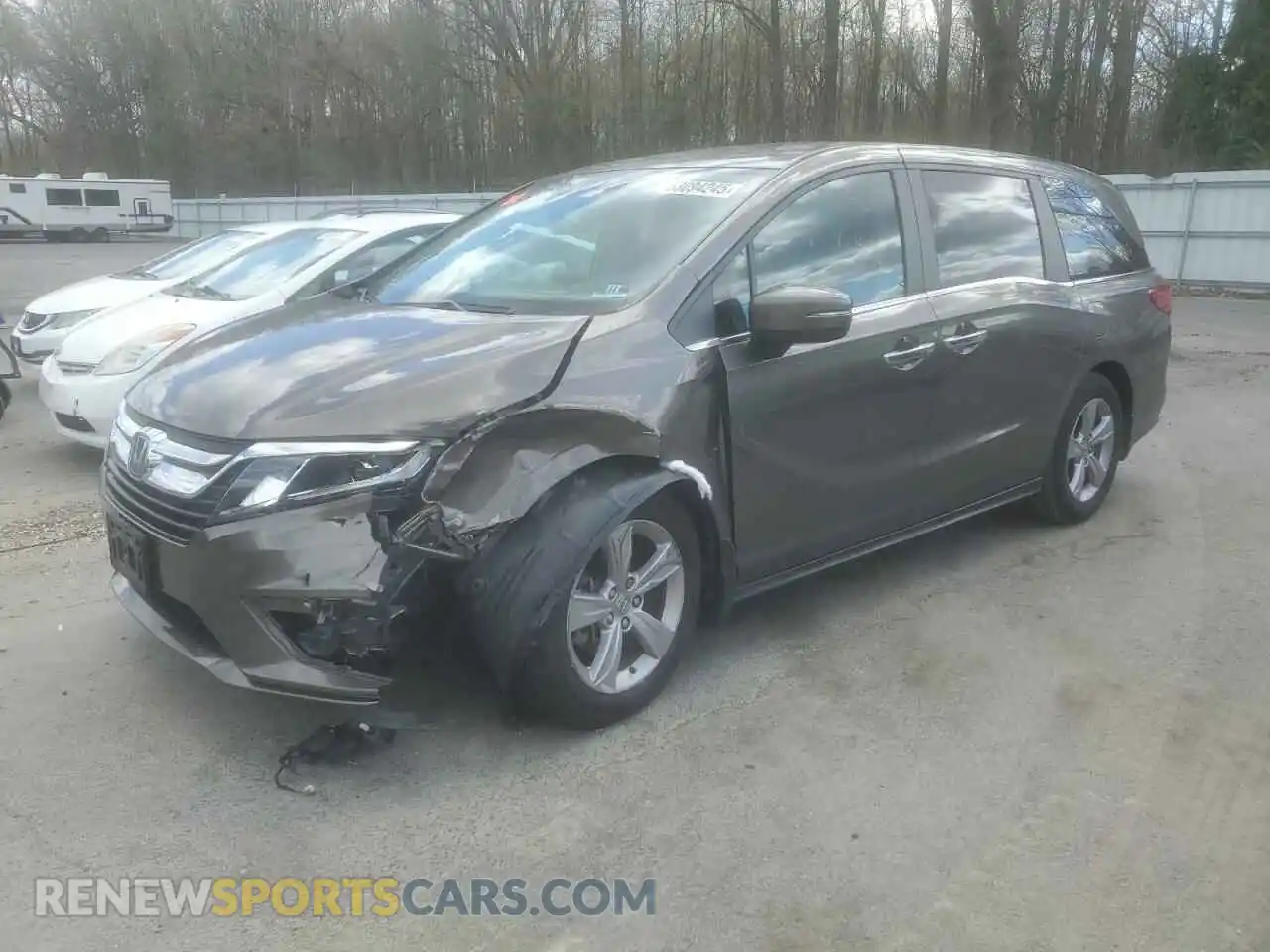 1 Photograph of a damaged car 5FNRL6H73KB137053 HONDA All Models 2019